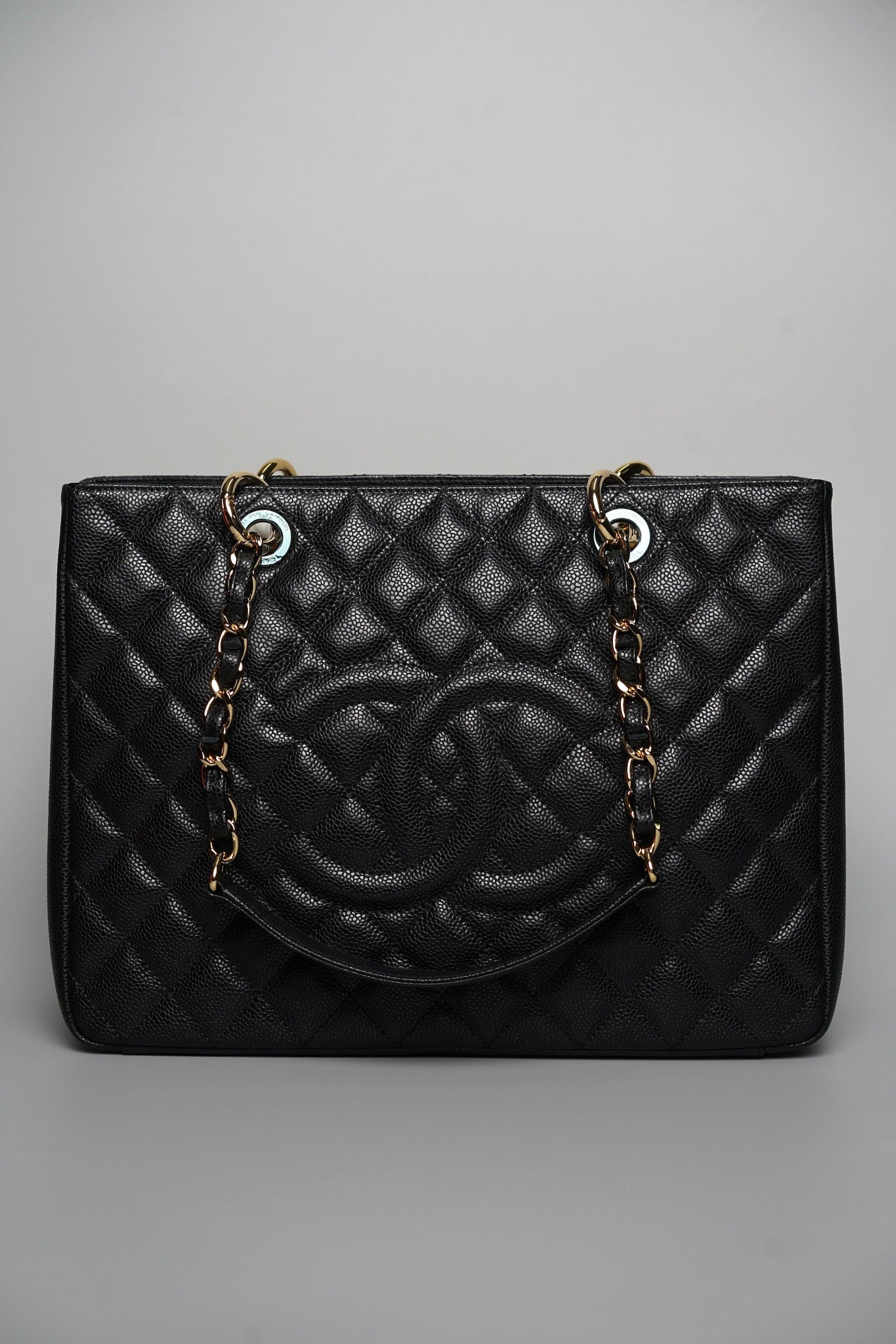 Chanel Grand Shopping Tote Bag in Black Ghw