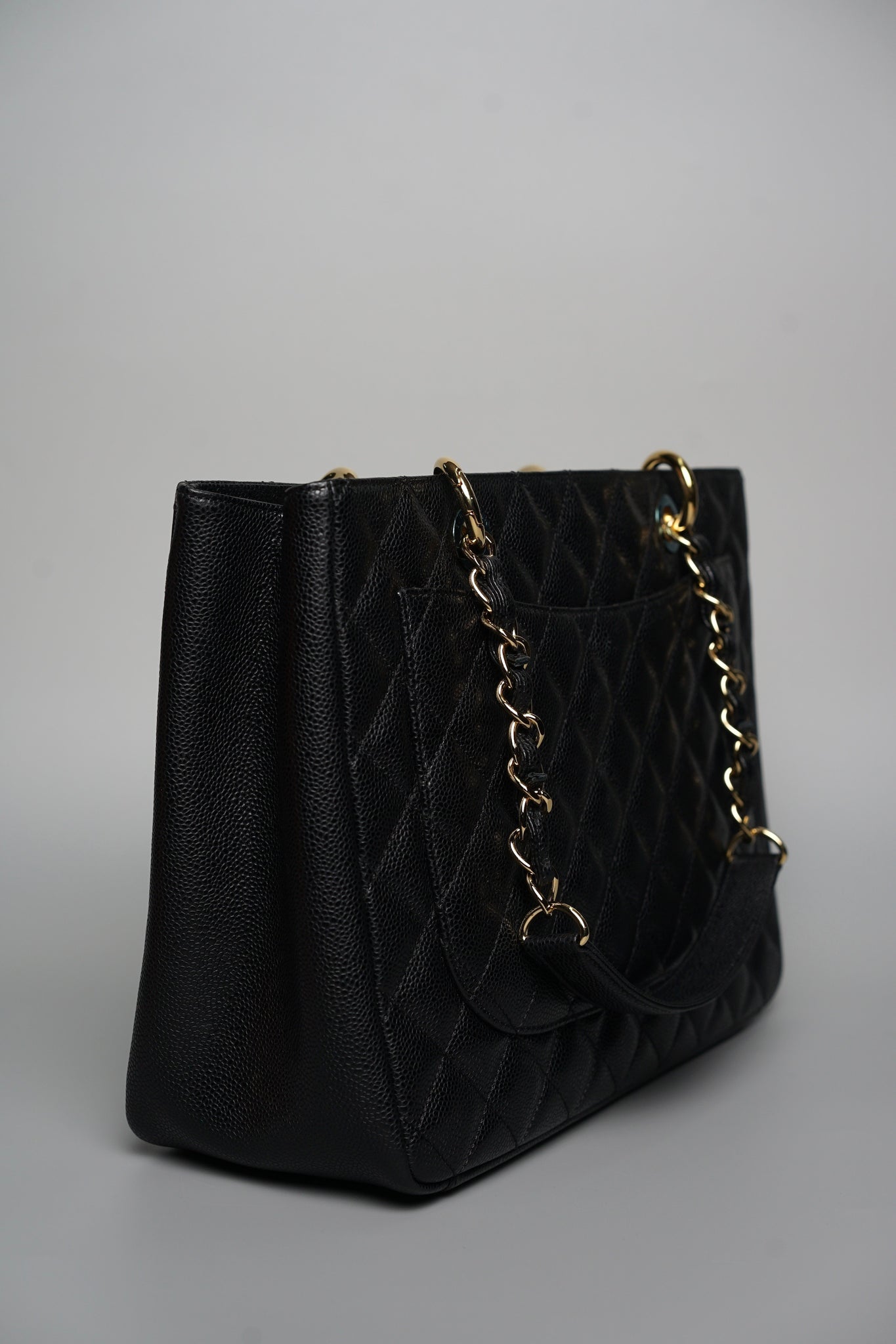 Chanel Grand Shopping Tote Bag in Black Ghw
