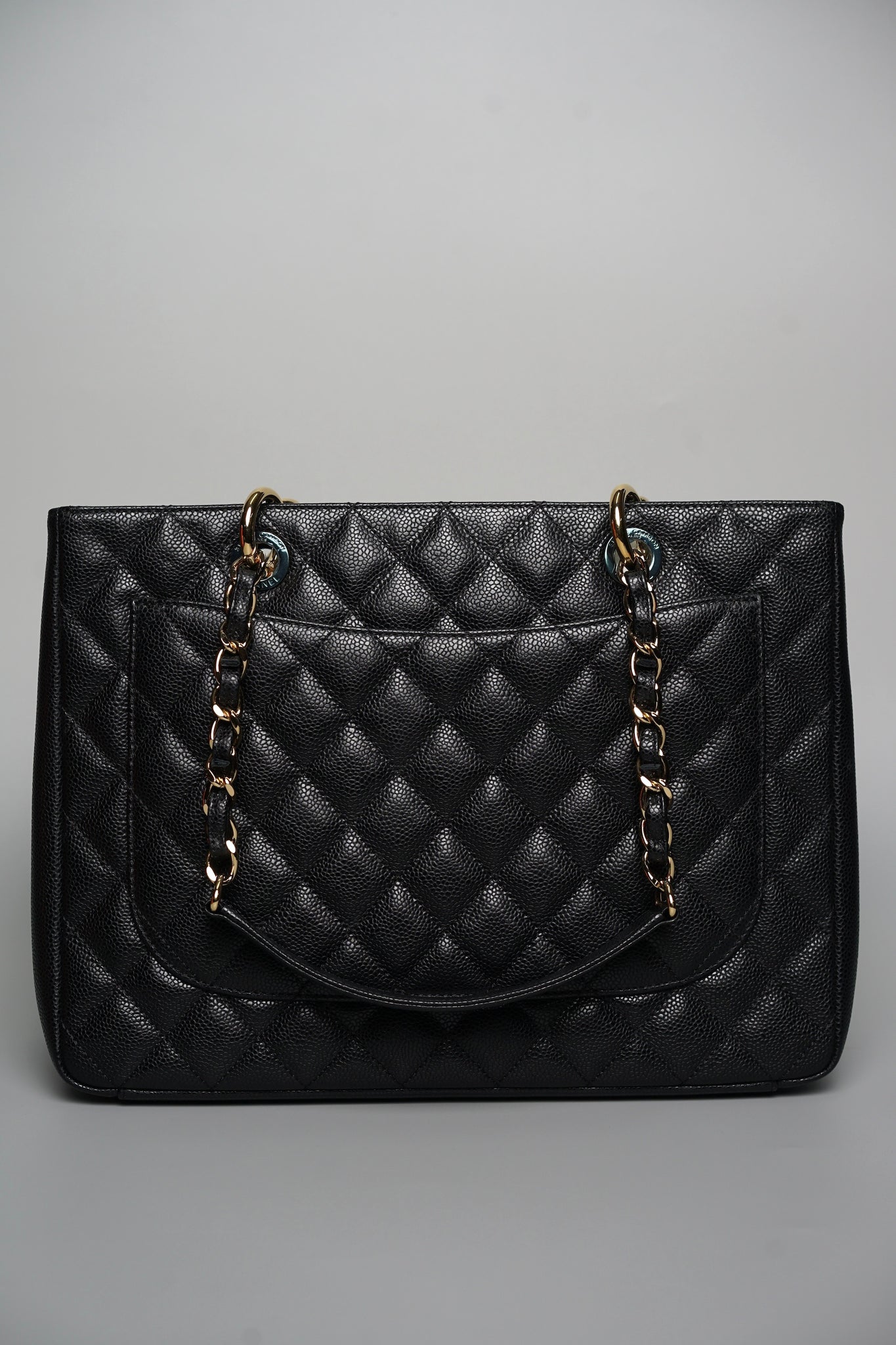 Chanel Grand Shopping Tote Bag in Black Ghw