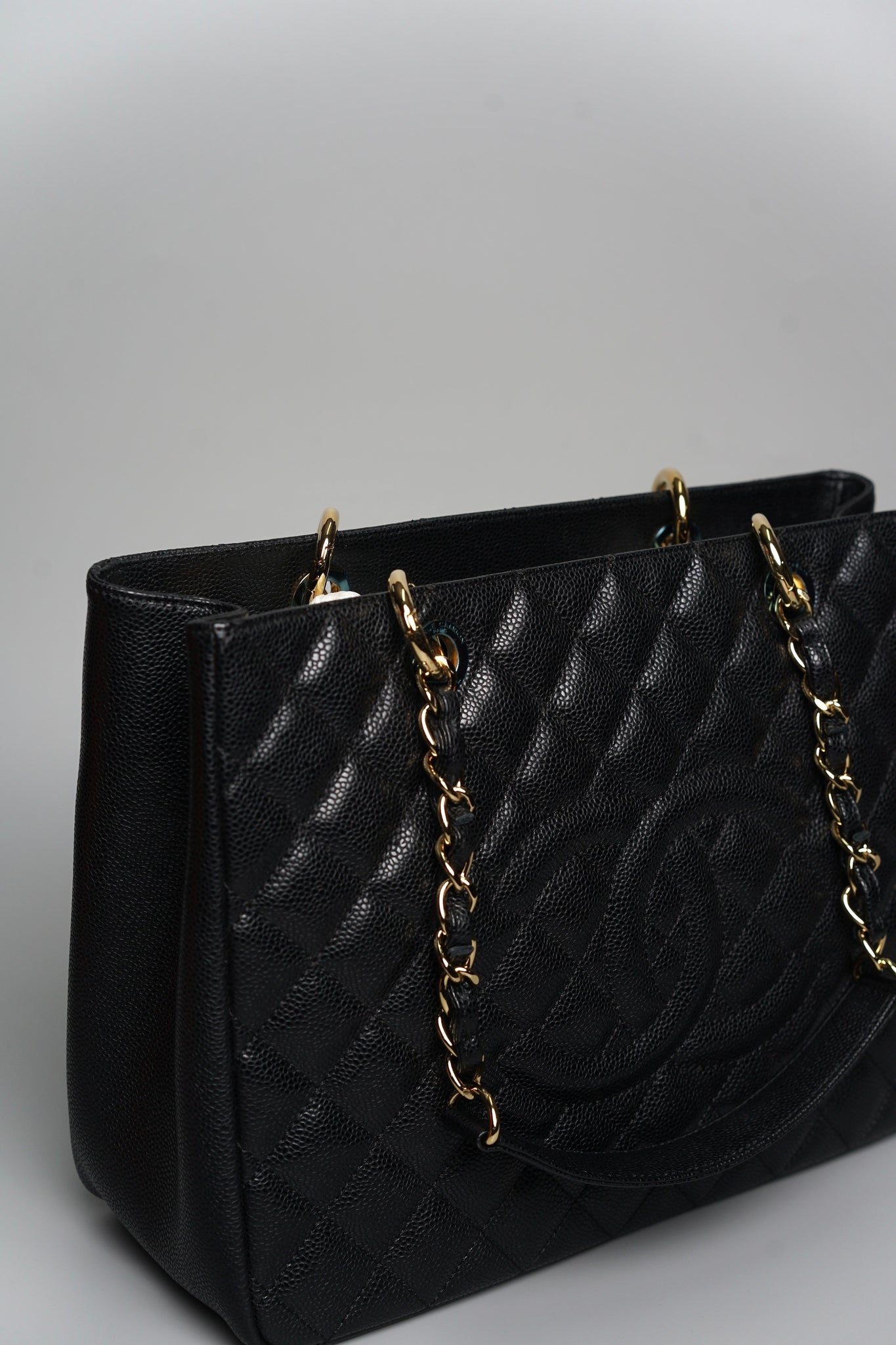 Chanel Grand Shopping Tote Bag in Black Ghw