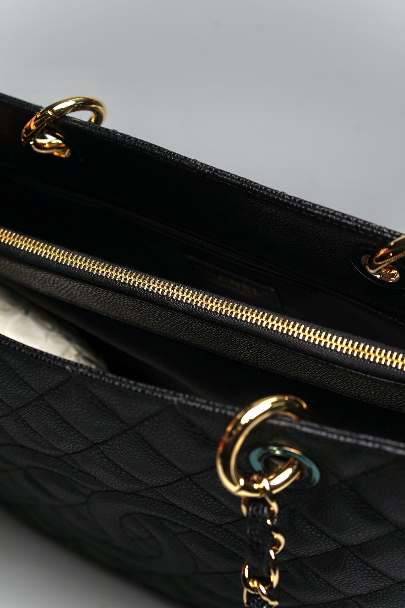 Chanel Grand Shopping Tote Bag in Black Ghw