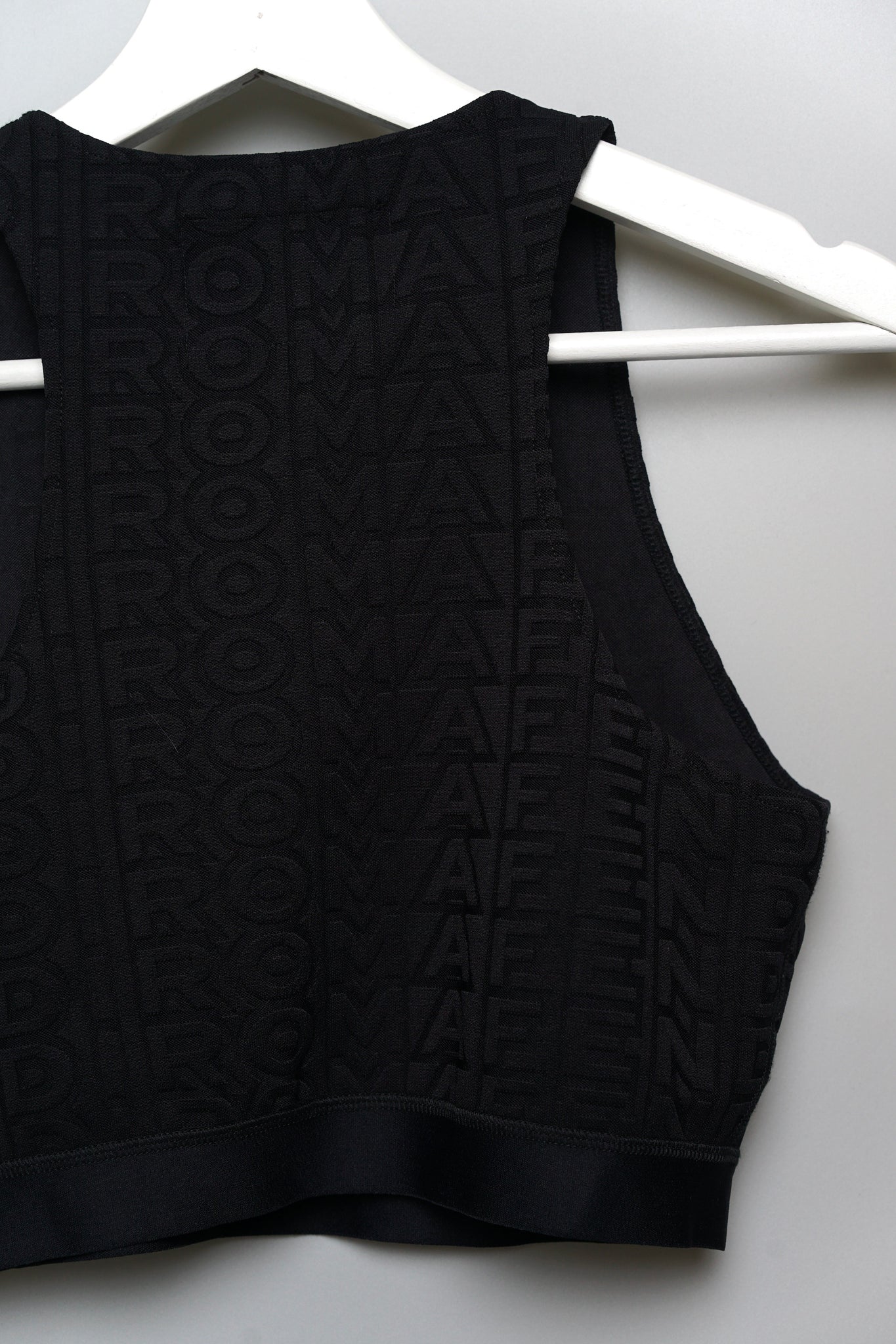 Fendi Jacquard Top Logo in Black Size L (Brand New)