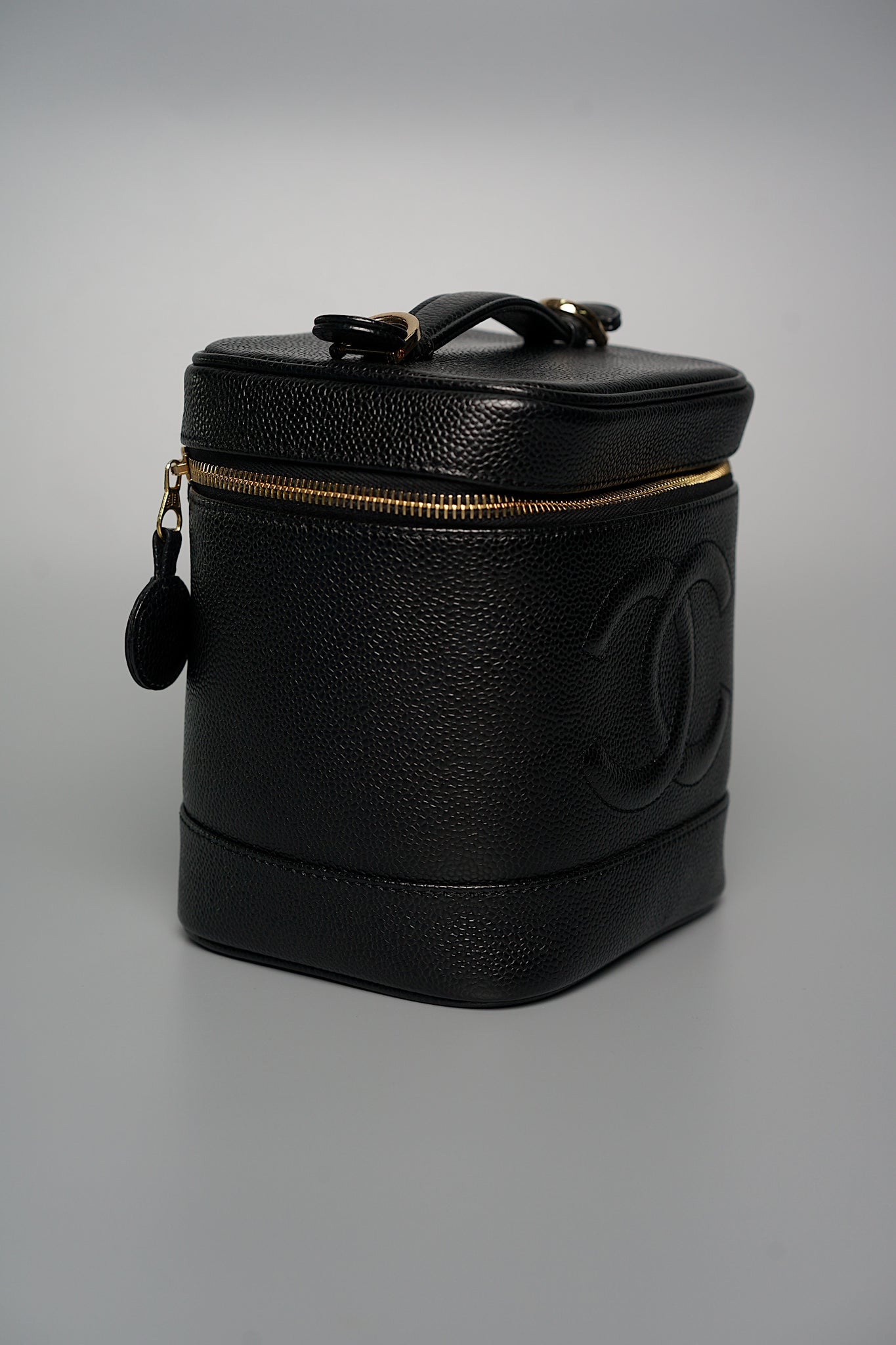 Chanel Vintage Vanity in Black Caviar