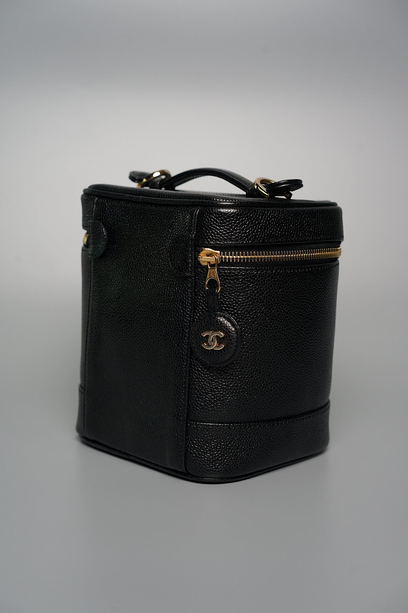 Chanel Vintage Vanity in Black Caviar