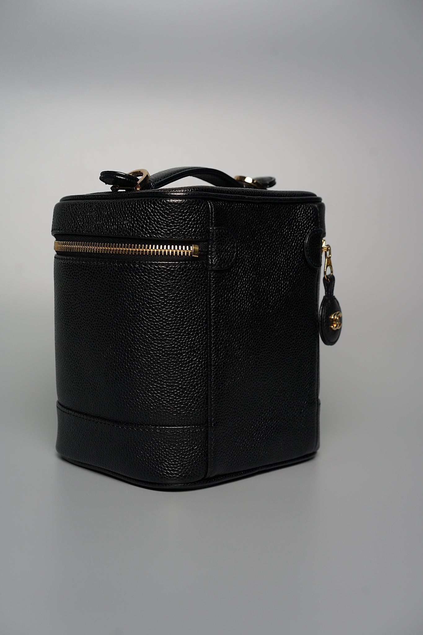 Chanel Vintage Vanity in Black Caviar