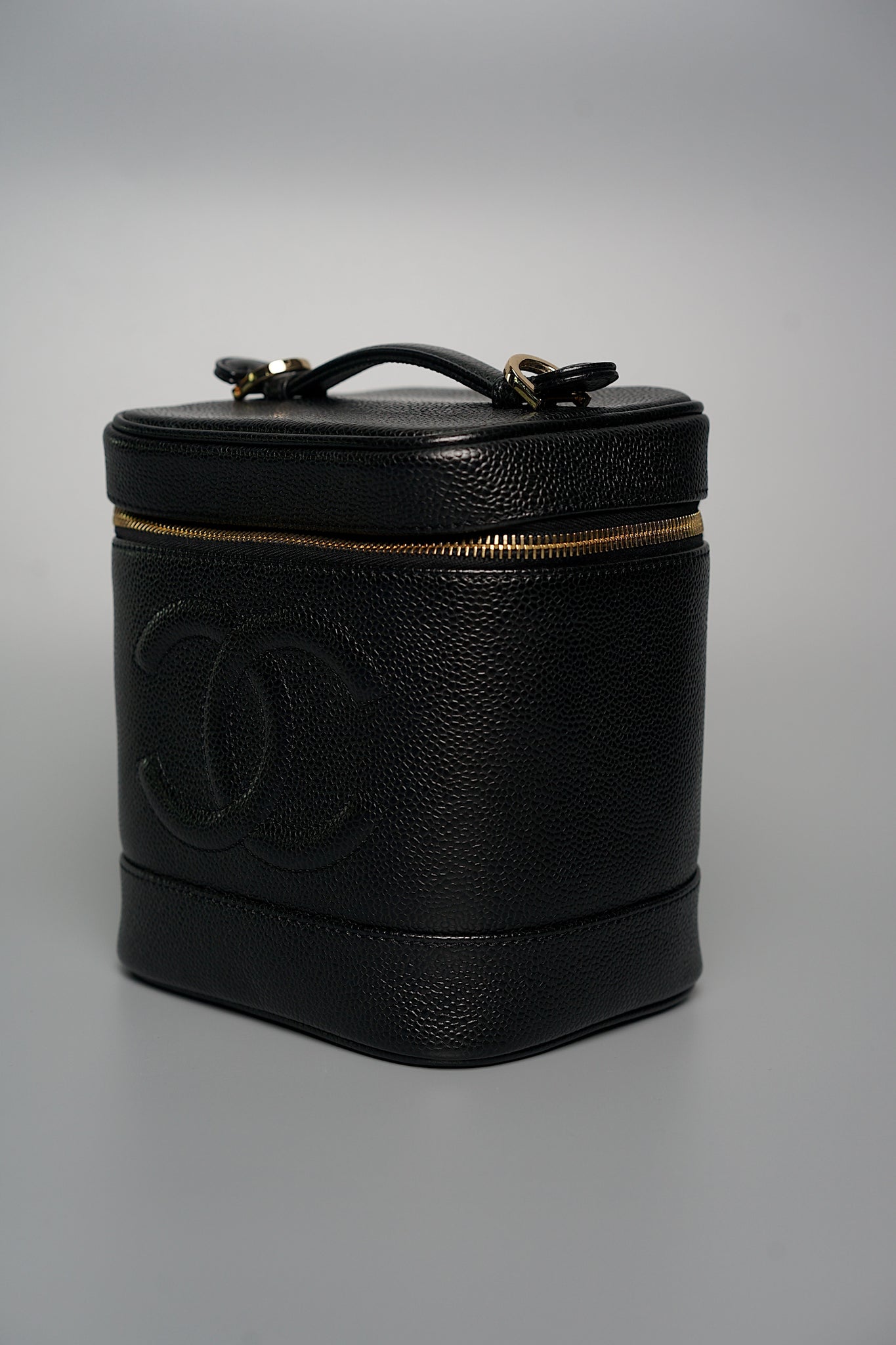 Chanel Vintage Vanity in Black Caviar