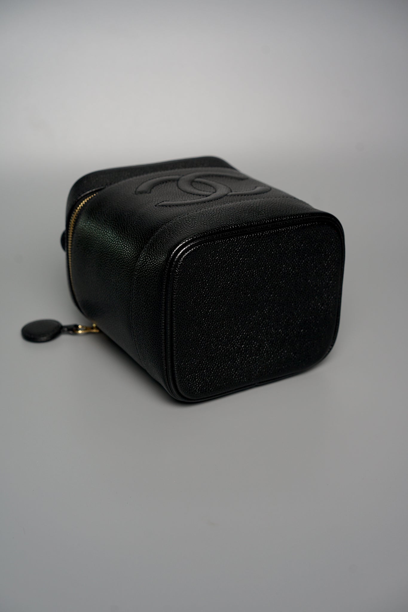 Chanel Vintage Vanity in Black Caviar