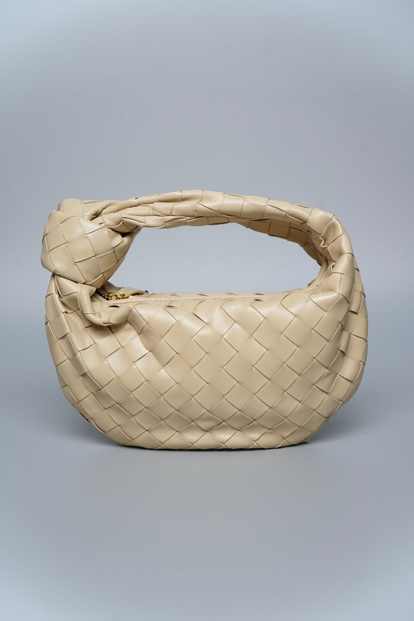 Bottega Mini Jodie Bag in Beige Ghw (Brand New)