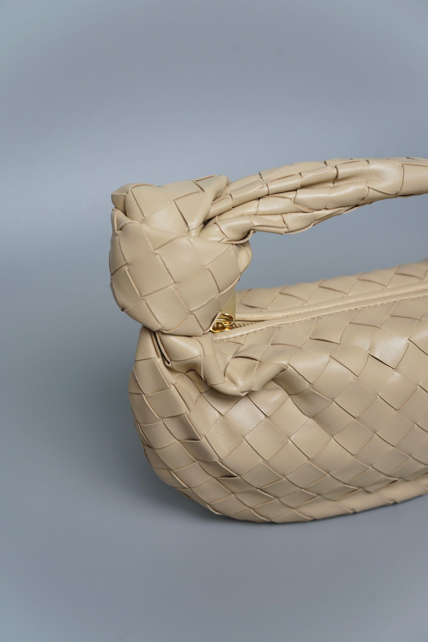 Bottega Mini Jodie Bag in Beige Ghw (Brand New)