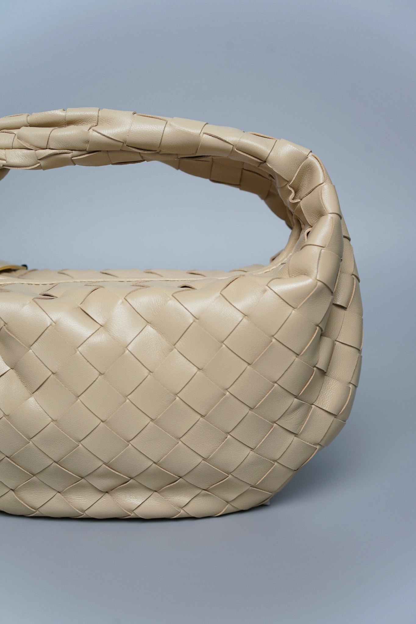Bottega Mini Jodie Bag in Beige Ghw (Brand New)