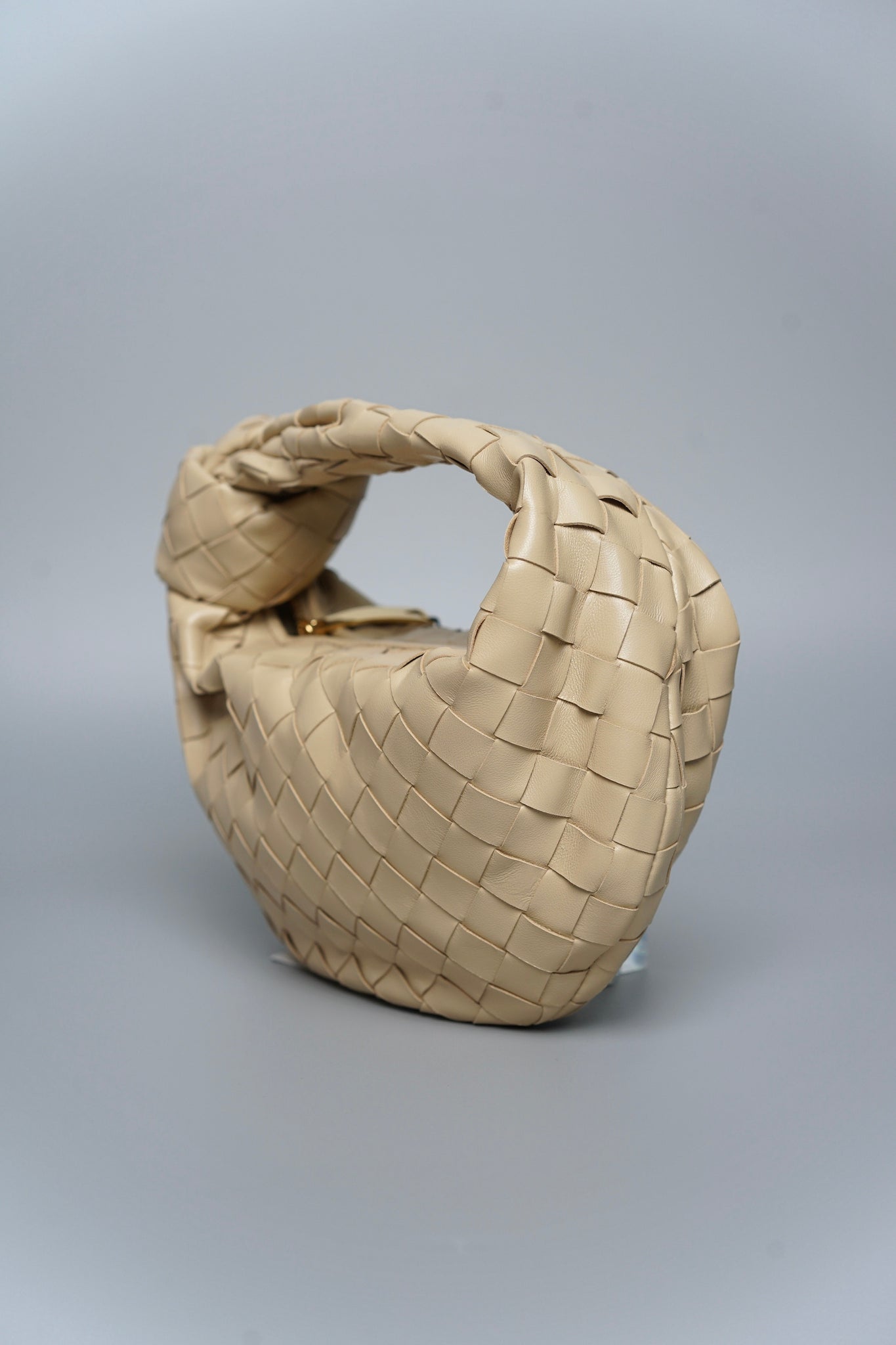 Bottega Mini Jodie Bag in Beige Ghw (Brand New)