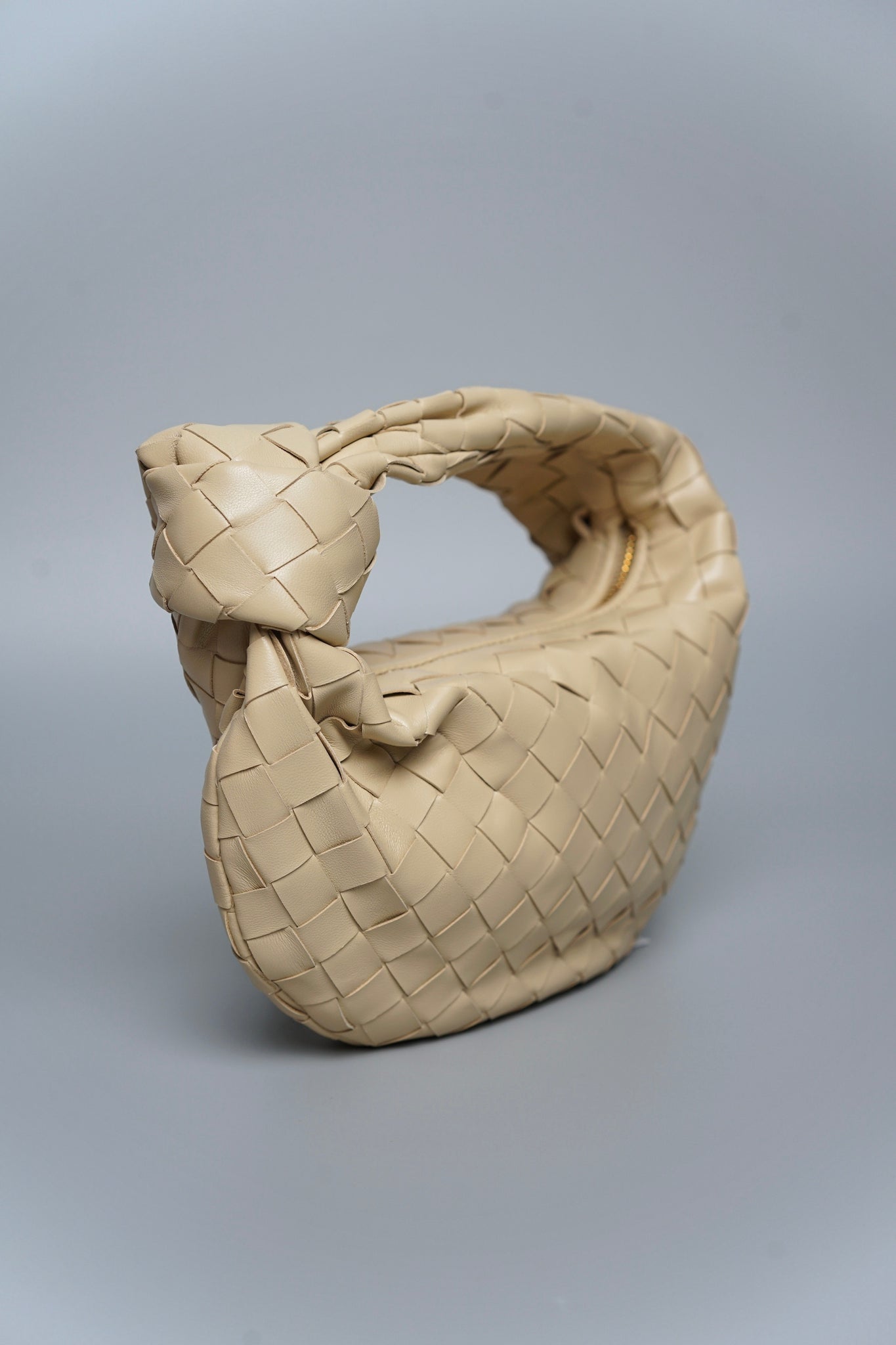 Bottega Mini Jodie Bag in Beige Ghw (Brand New)