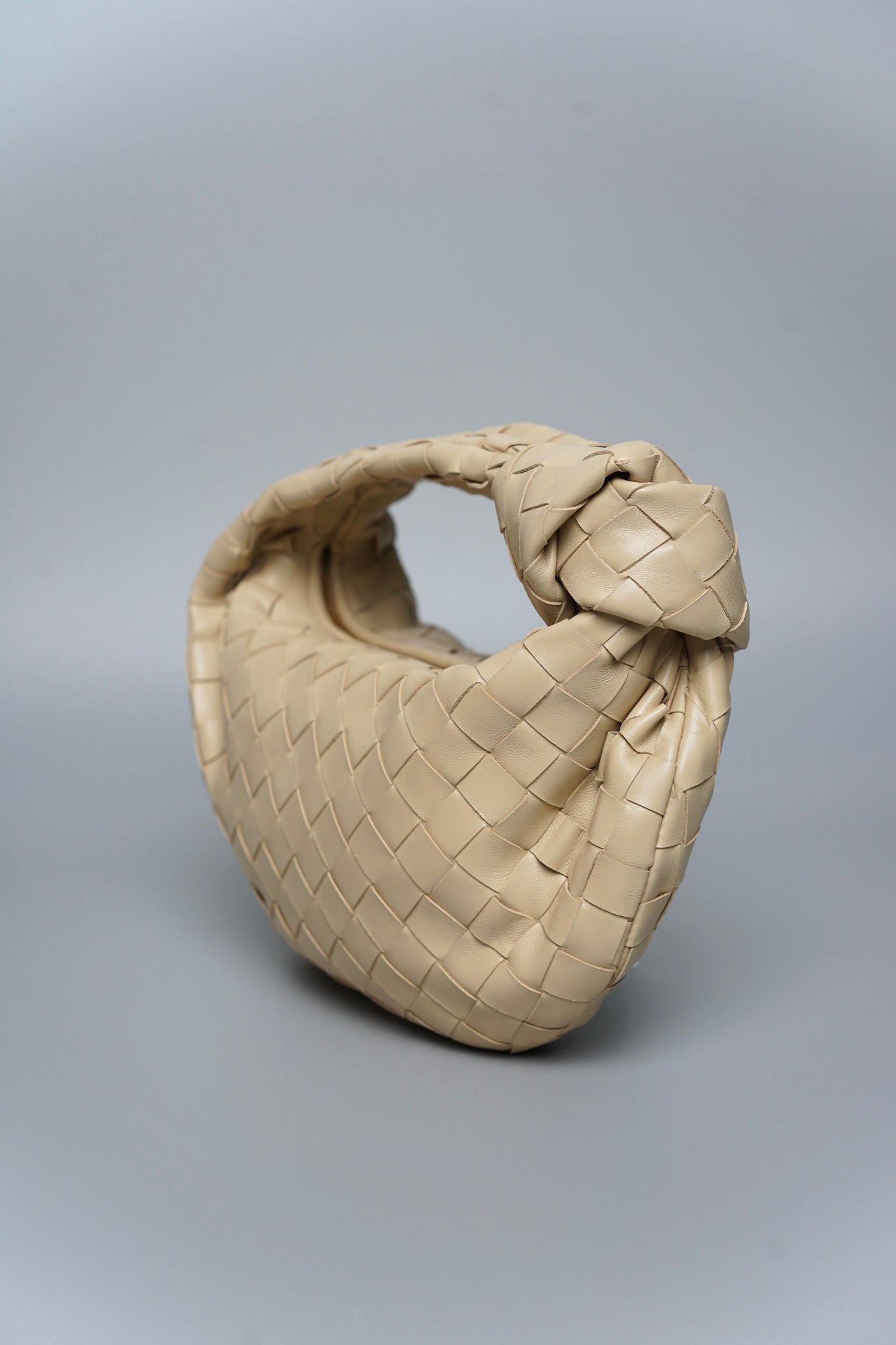Bottega Mini Jodie Bag in Beige Ghw (Brand New)