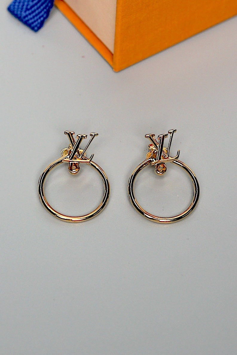 Louis Vuitton Eclipse Earrings (Brand New)