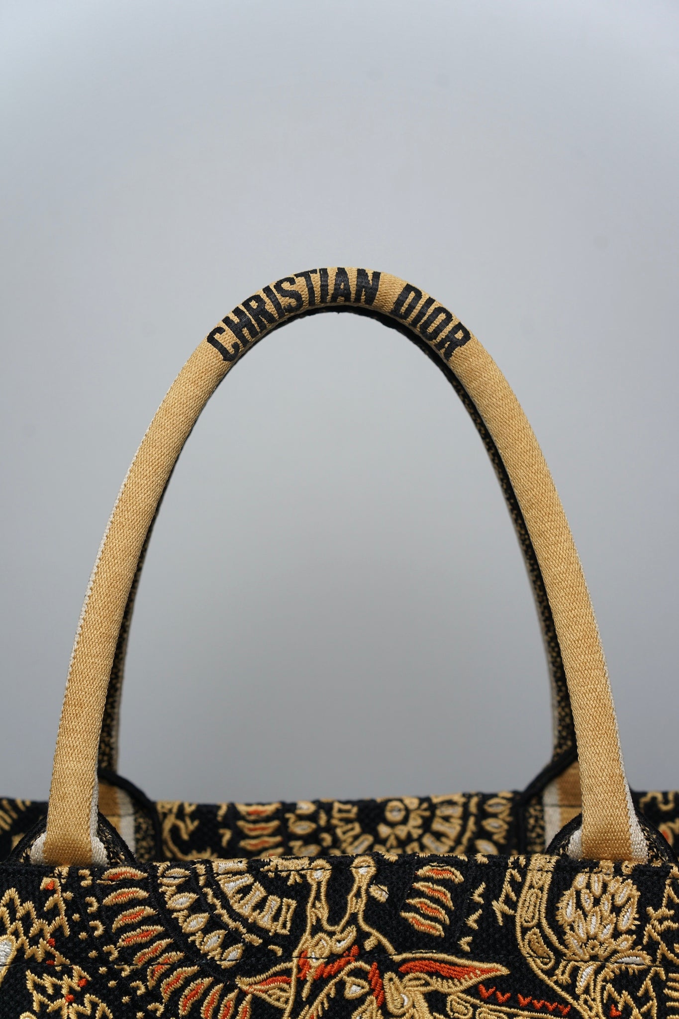 Dior Book Tote in Animals Giraffe Jacquard
