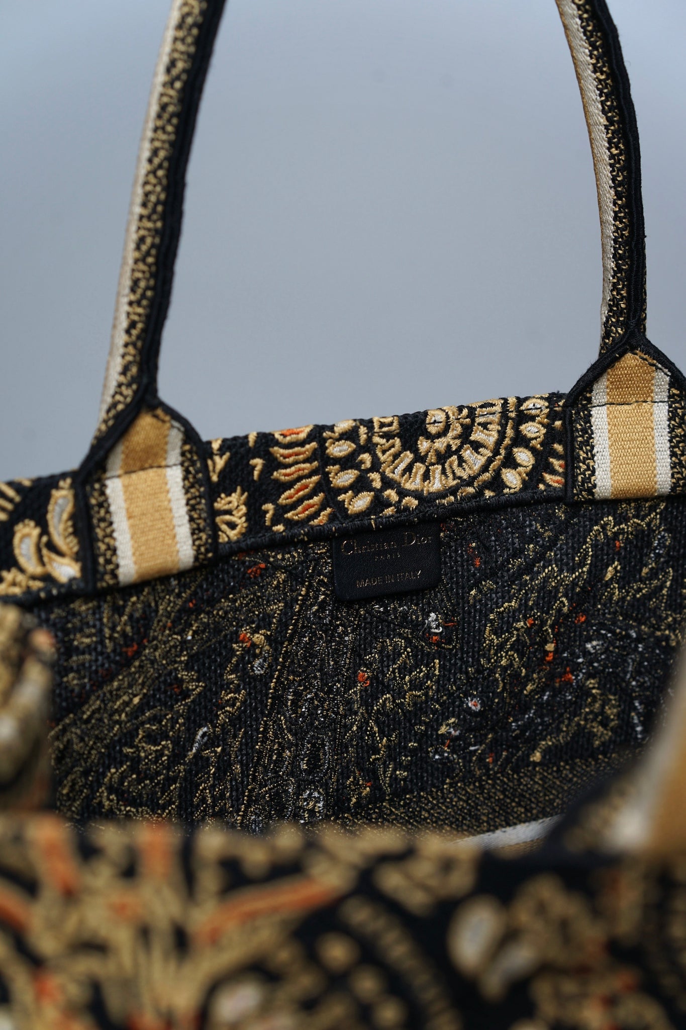 Dior Book Tote in Animals Giraffe Jacquard