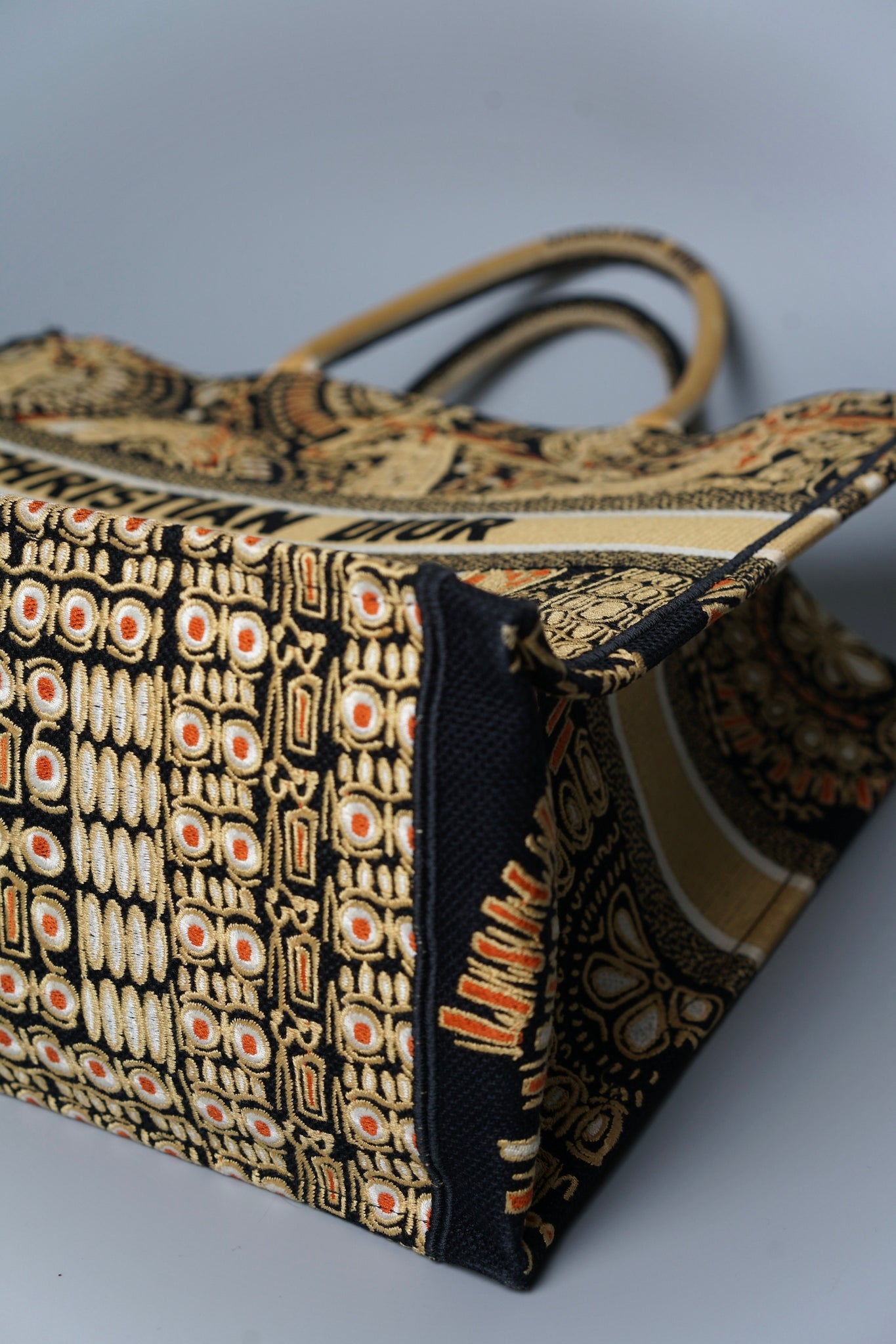 Dior Book Tote in Animals Giraffe Jacquard