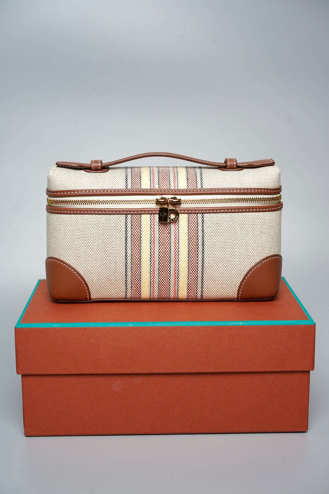 Loro Piana L19 Extra Pocket in Canvas Stripes Ghw (Brand New)