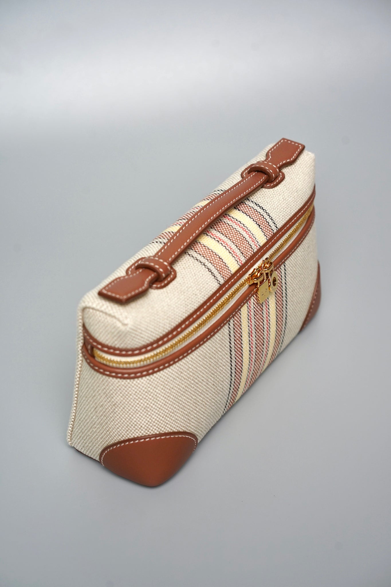 Loro Piana L19 Extra Pocket in Canvas Stripes Ghw (Brand New)