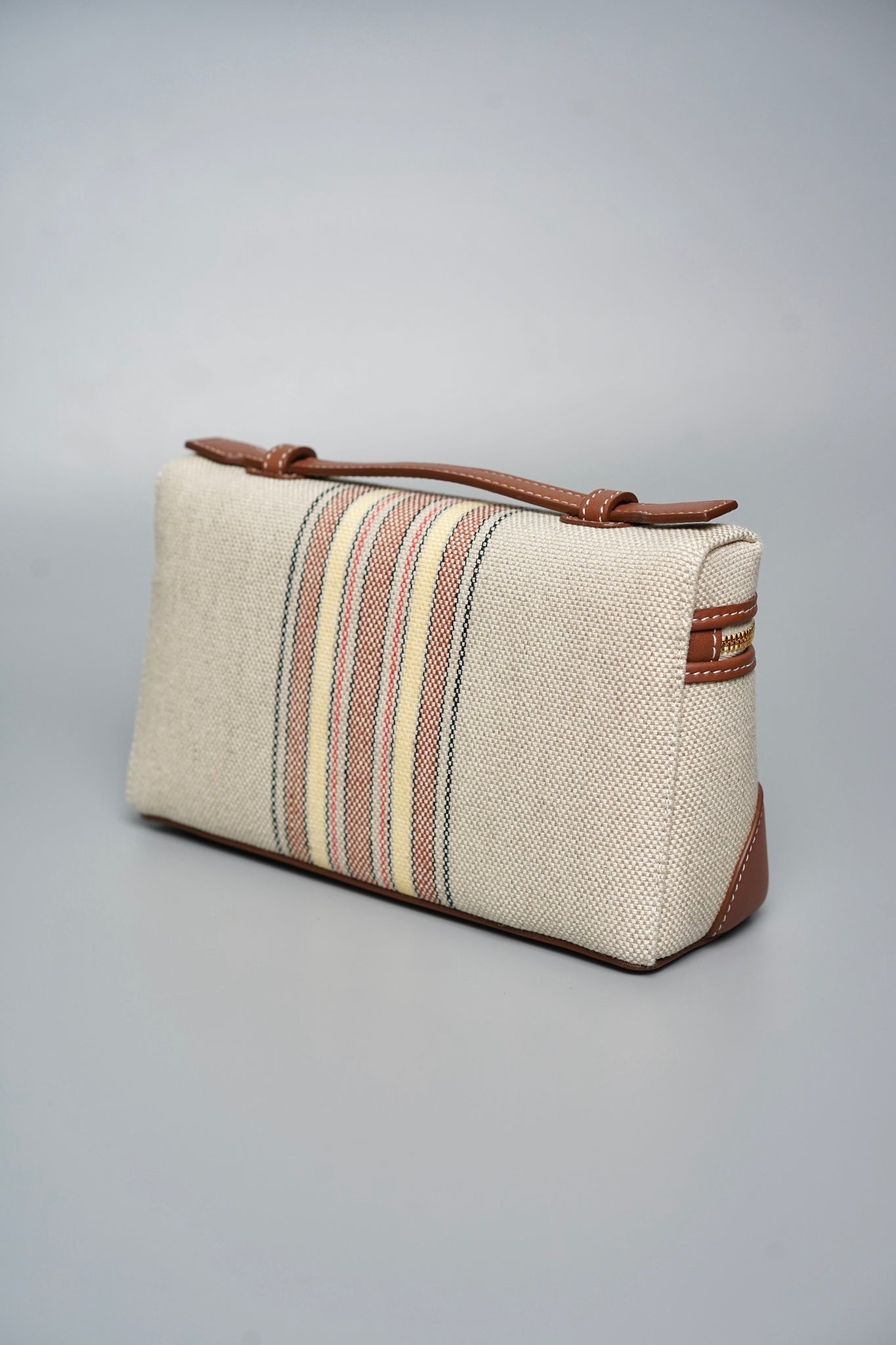 Loro Piana L19 Extra Pocket in Canvas Stripes Ghw (Brand New)