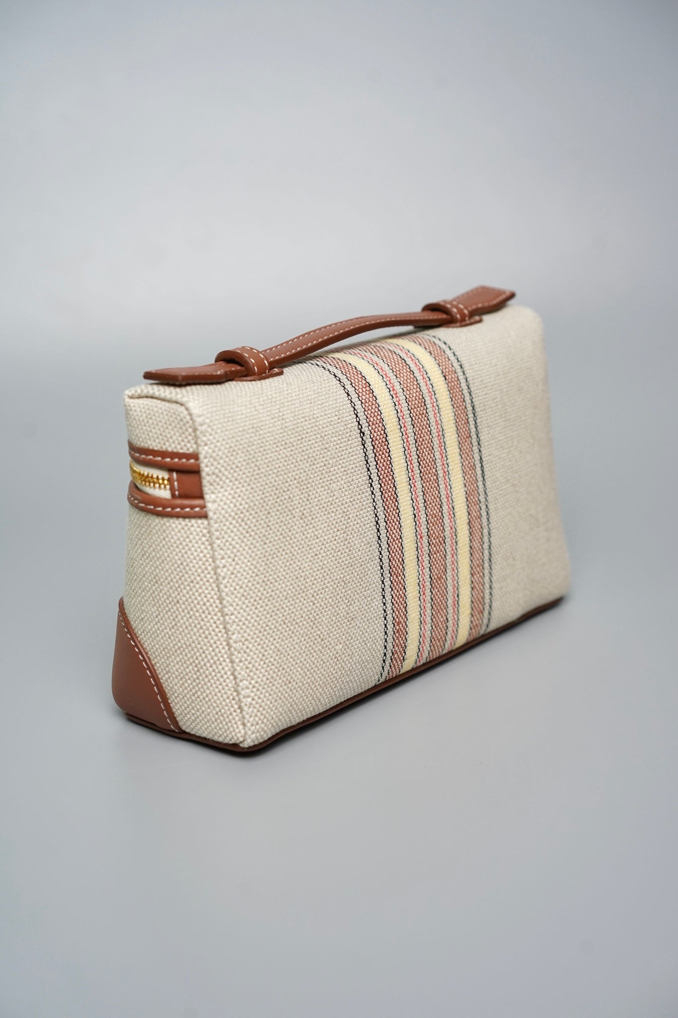 Loro Piana L19 Extra Pocket in Canvas Stripes Ghw (Brand New)