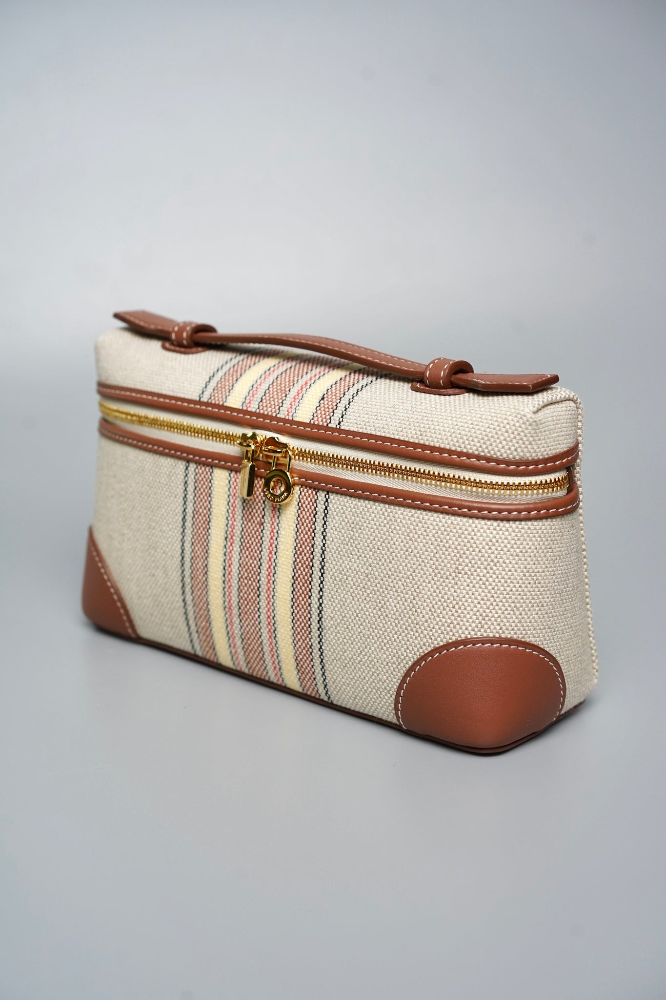 Loro Piana L19 Extra Pocket in Canvas Stripes Ghw (Brand New)