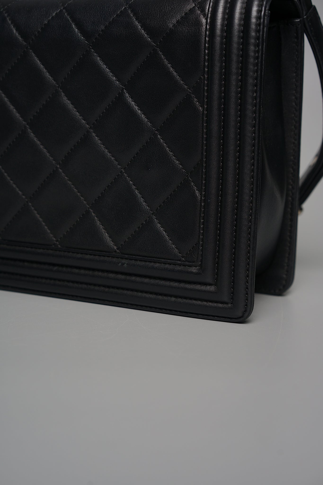 Boy Chanel New Medium in Black Lambskin