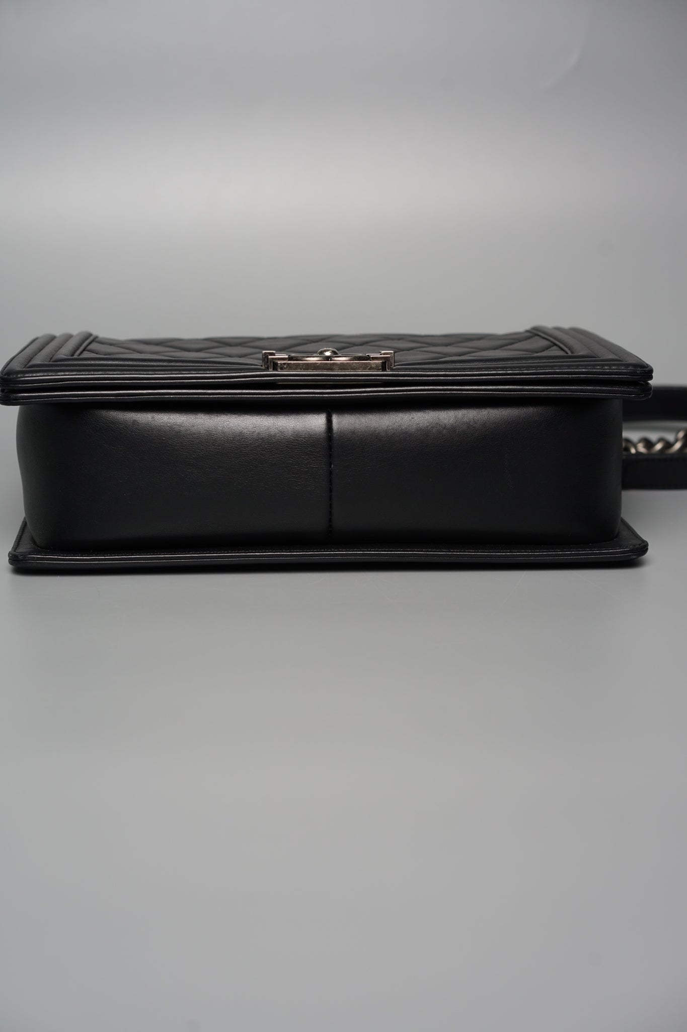 Boy Chanel New Medium in Black Lambskin
