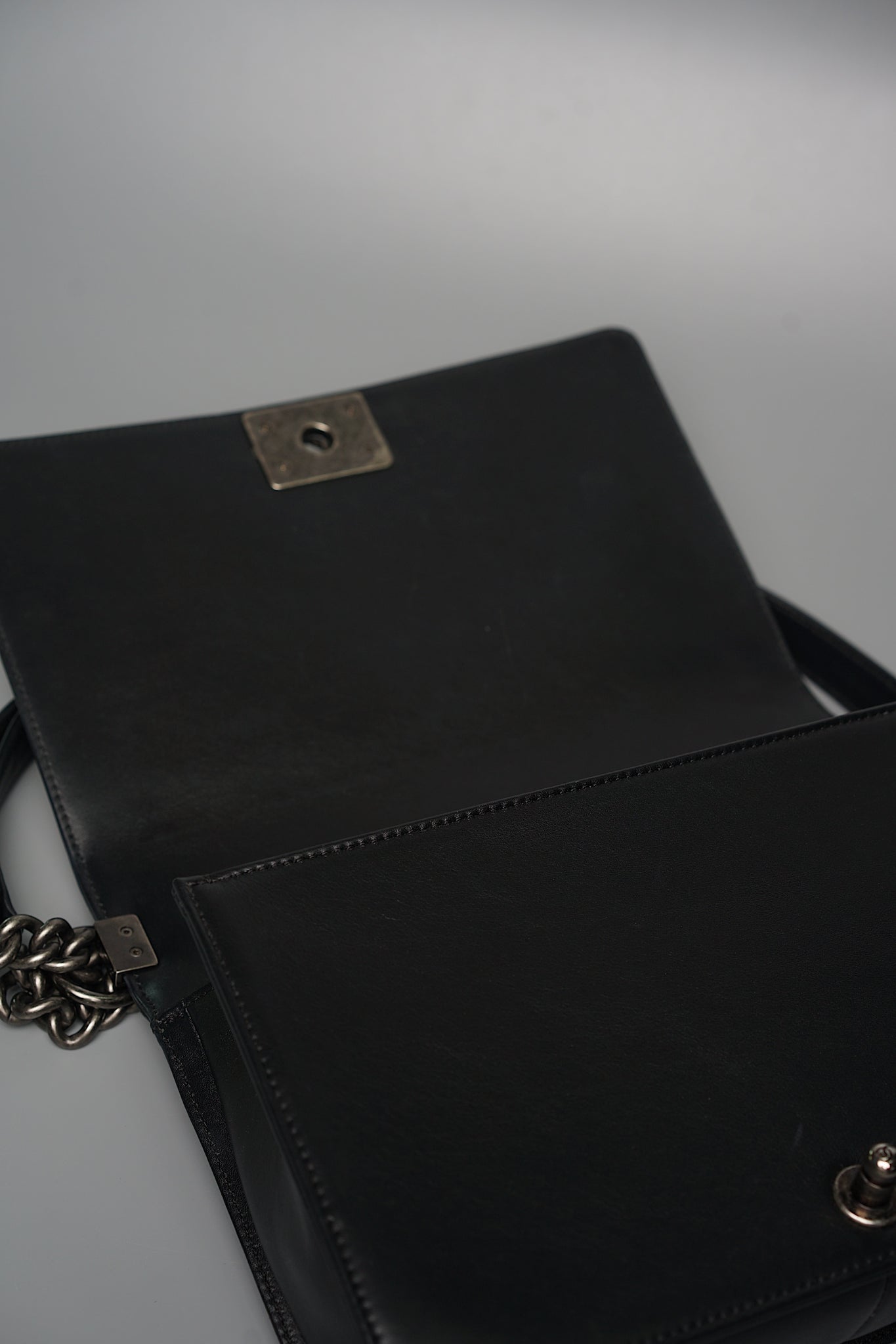 Boy Chanel New Medium in Black Lambskin