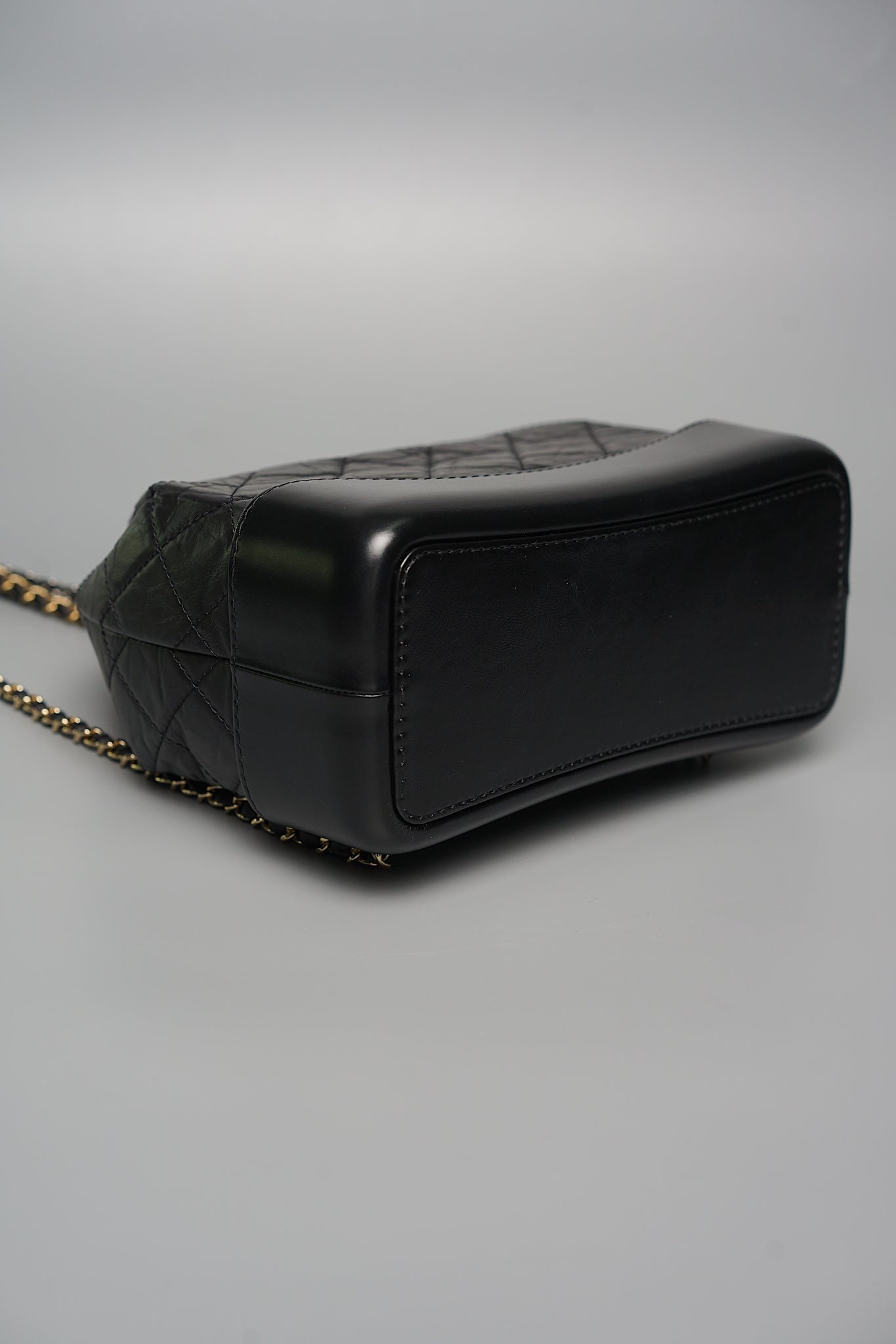 Chanel Gabrielle Backpack Small in Black Ghw/Shw