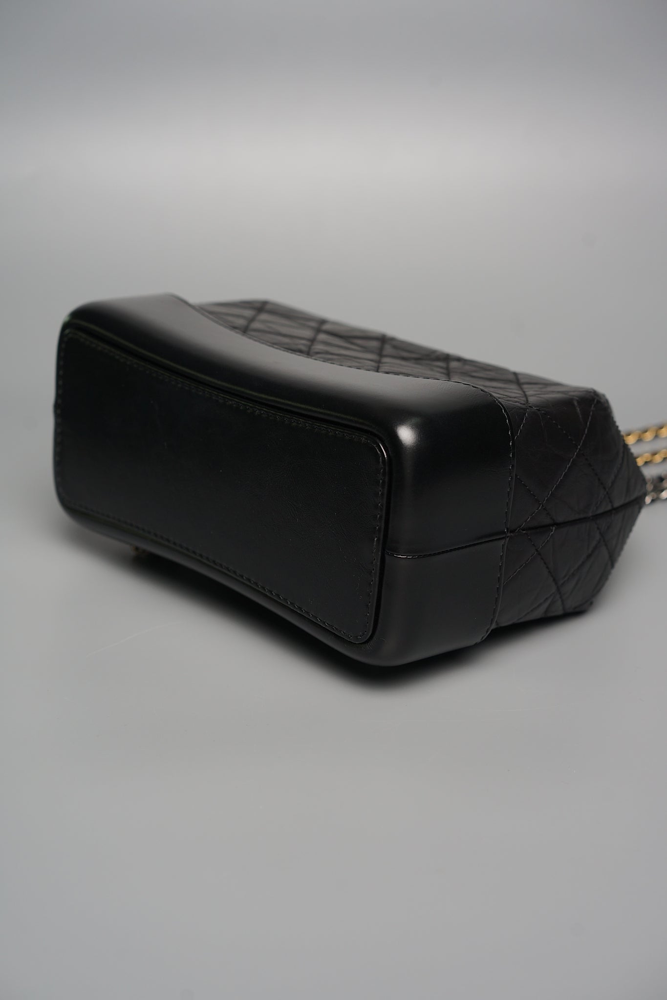 Chanel Gabrielle Backpack Small in Black Ghw/Shw
