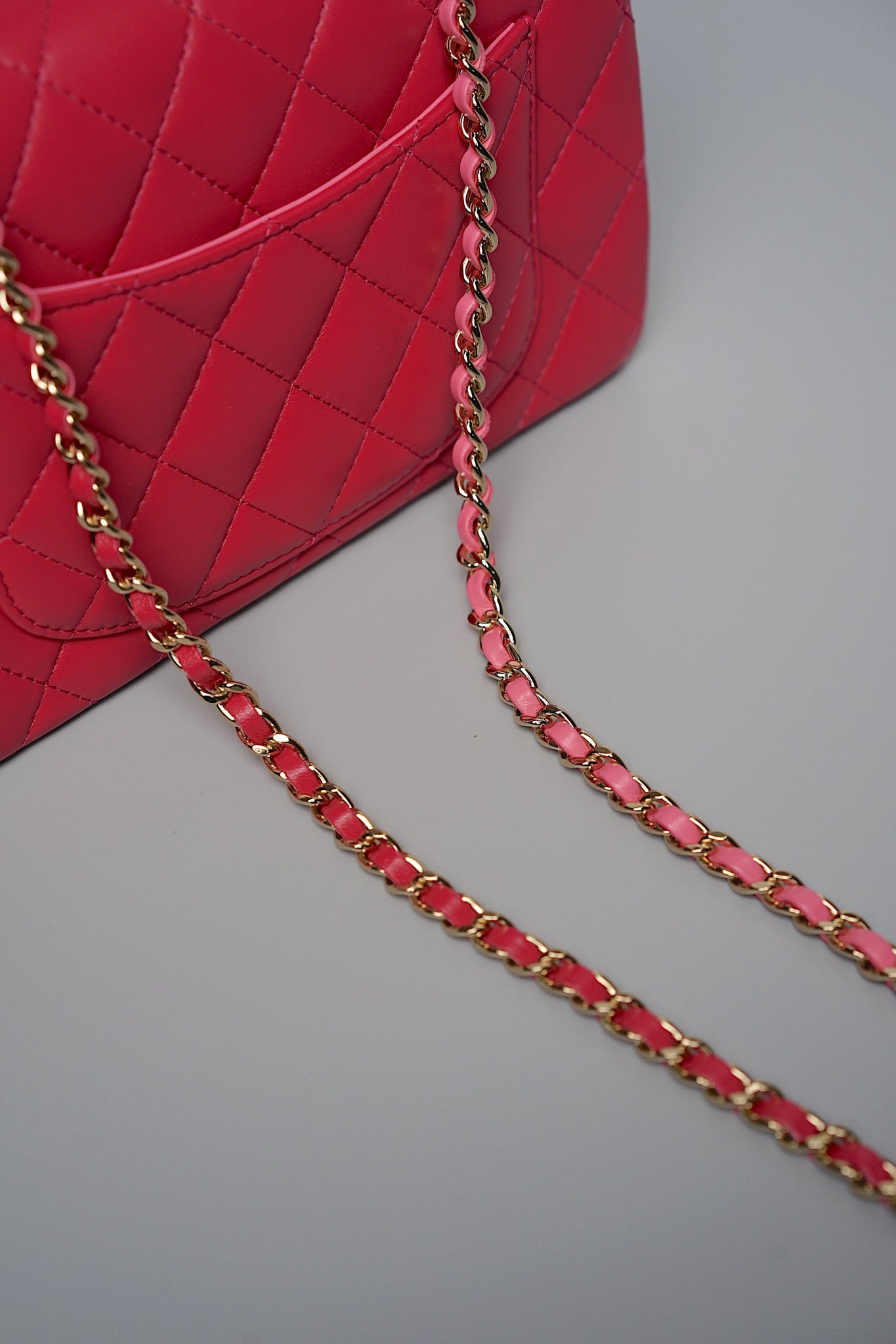 Chanel Top Handle Mini Flap in Red/Pink (Brand New)