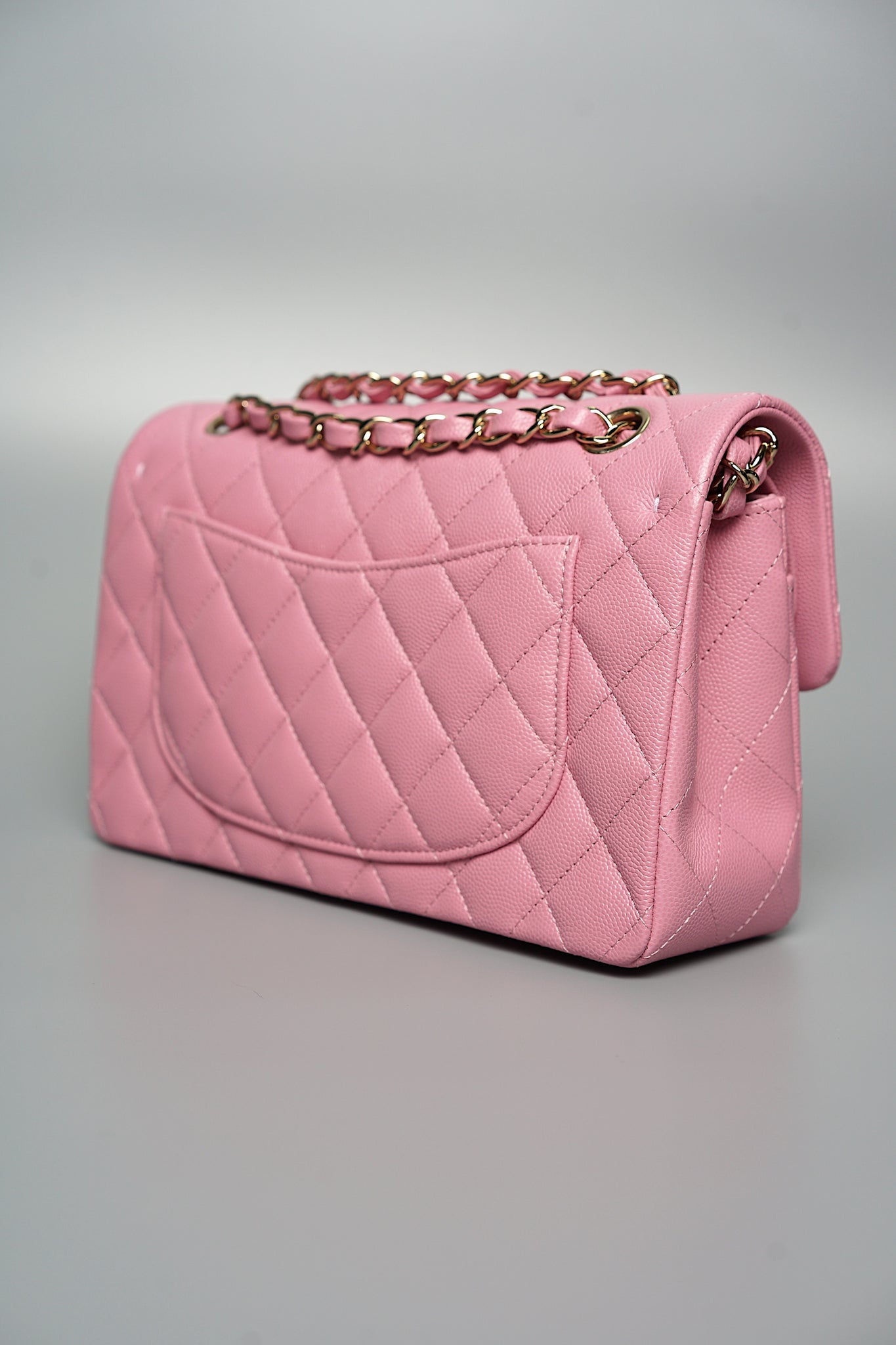 Chanel Small Classic Double Flap in Bubblegum Pink Caviar Ghw (Brand New)