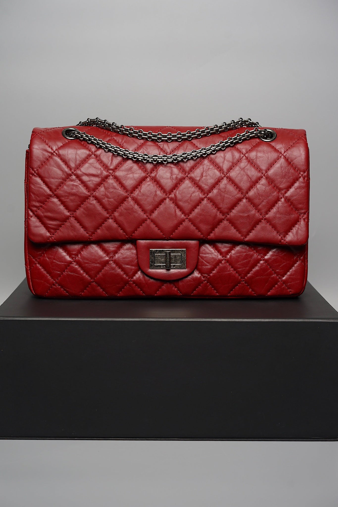 Chanel Reissue 2.55 Jumbo in Burgundy