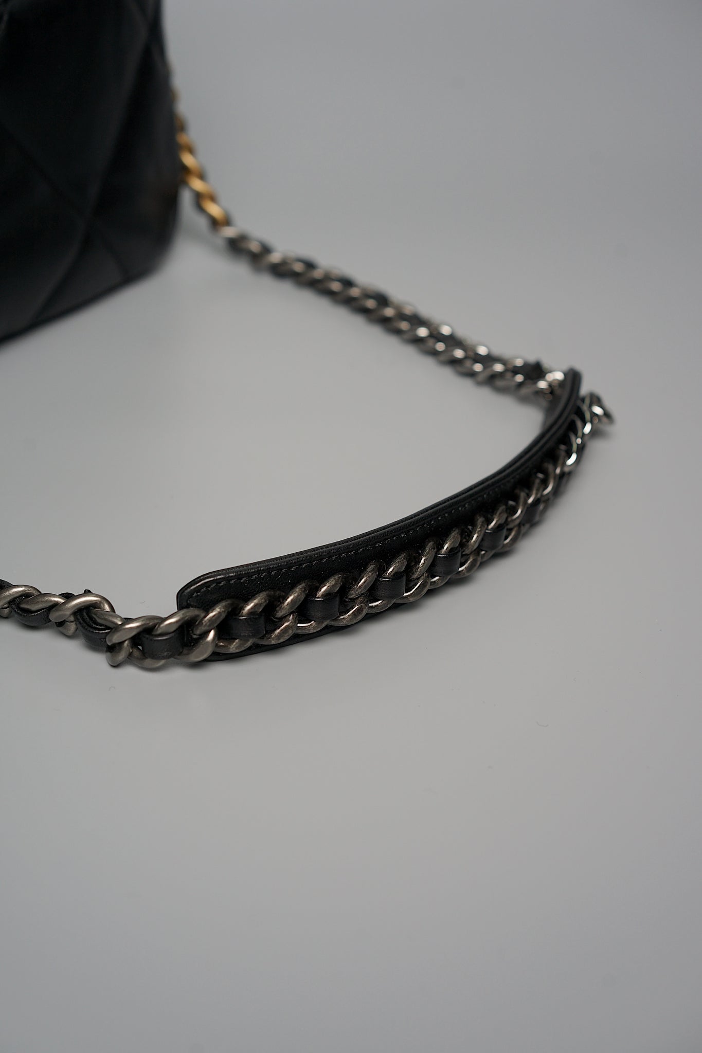 Chanel Classic 19 Small in Black Lambskin (Brand New)