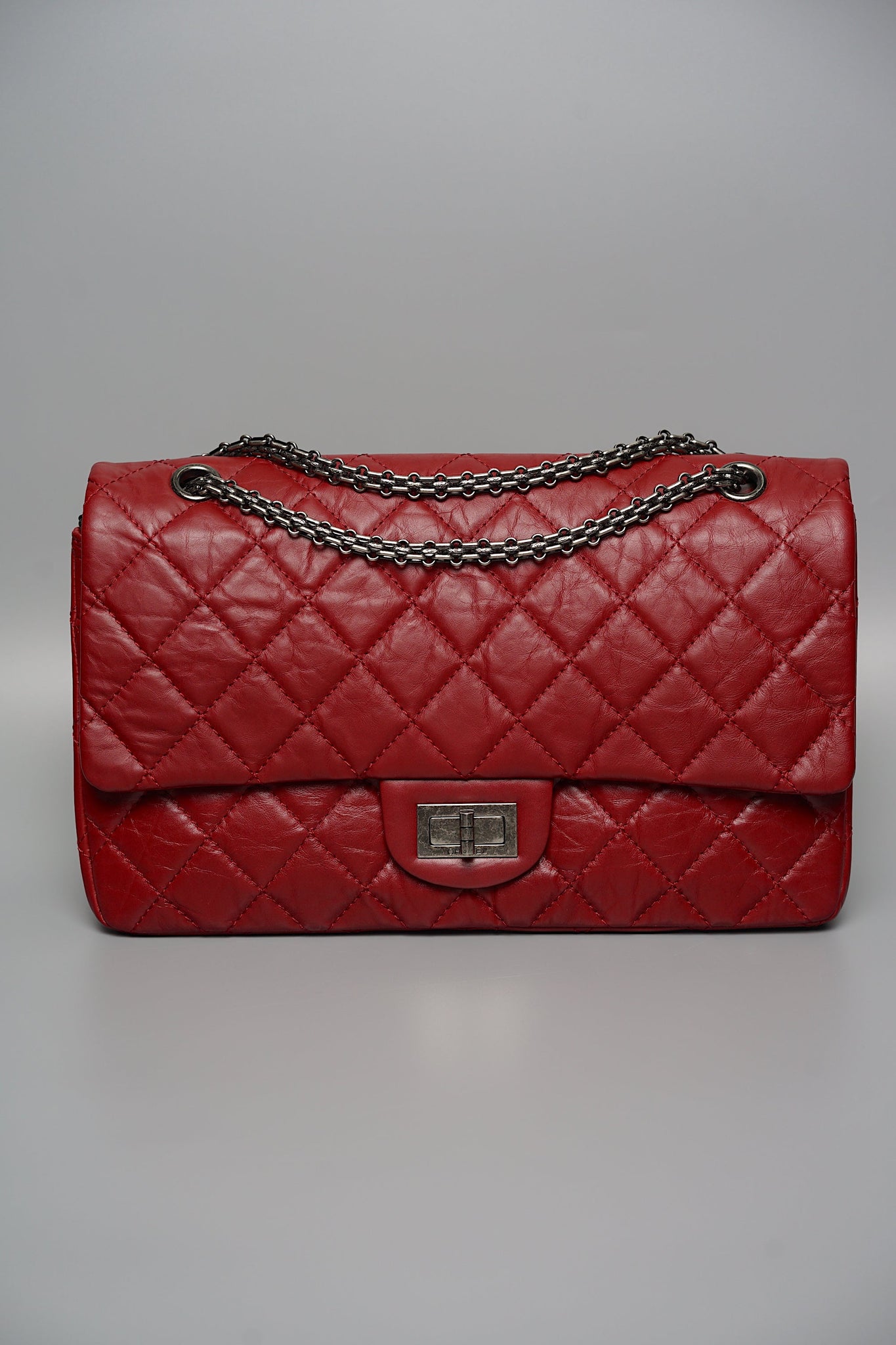 Chanel Reissue 2.55 Jumbo in Burgundy