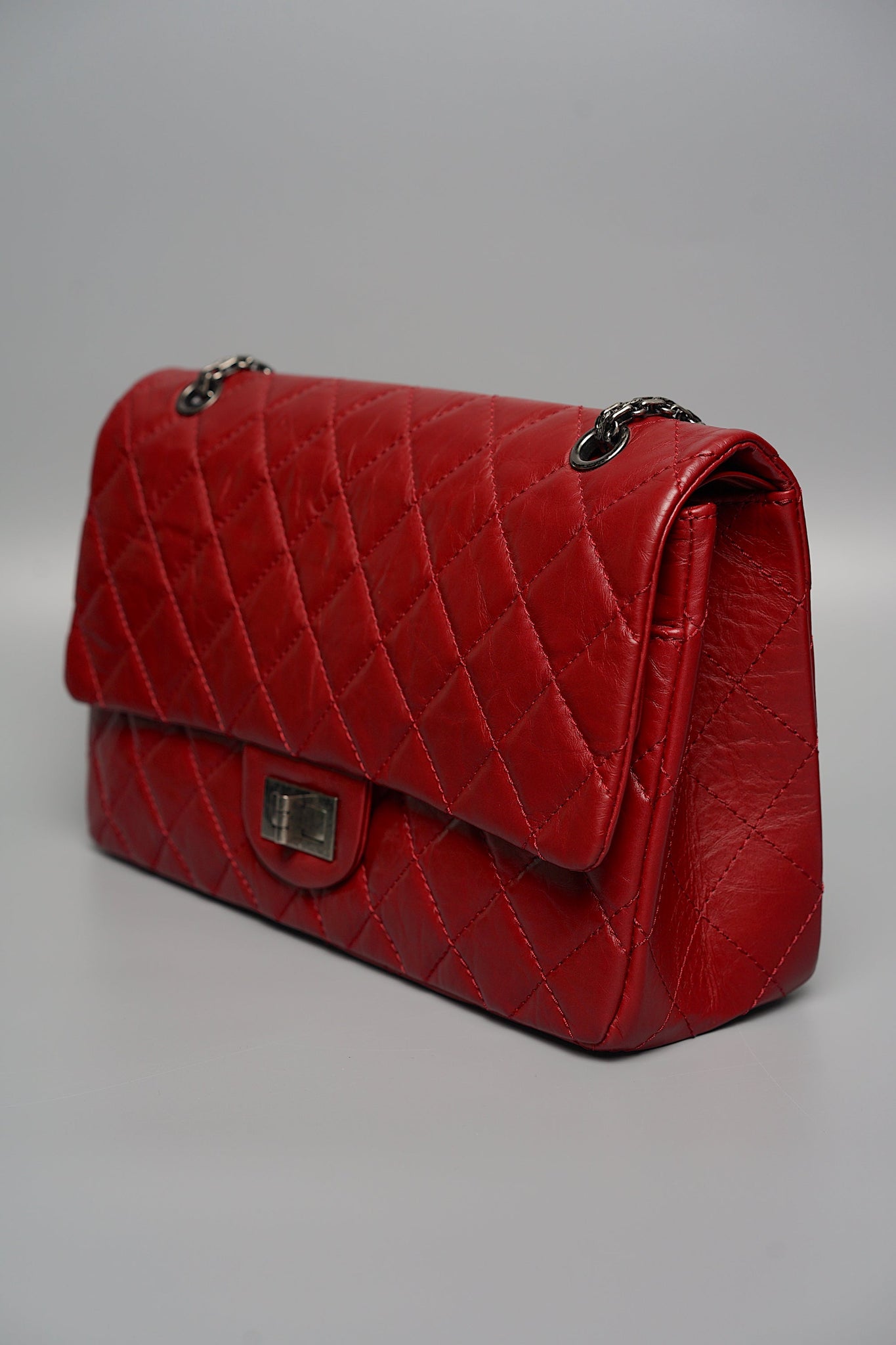 Chanel Reissue 2.55 Jumbo in Burgundy