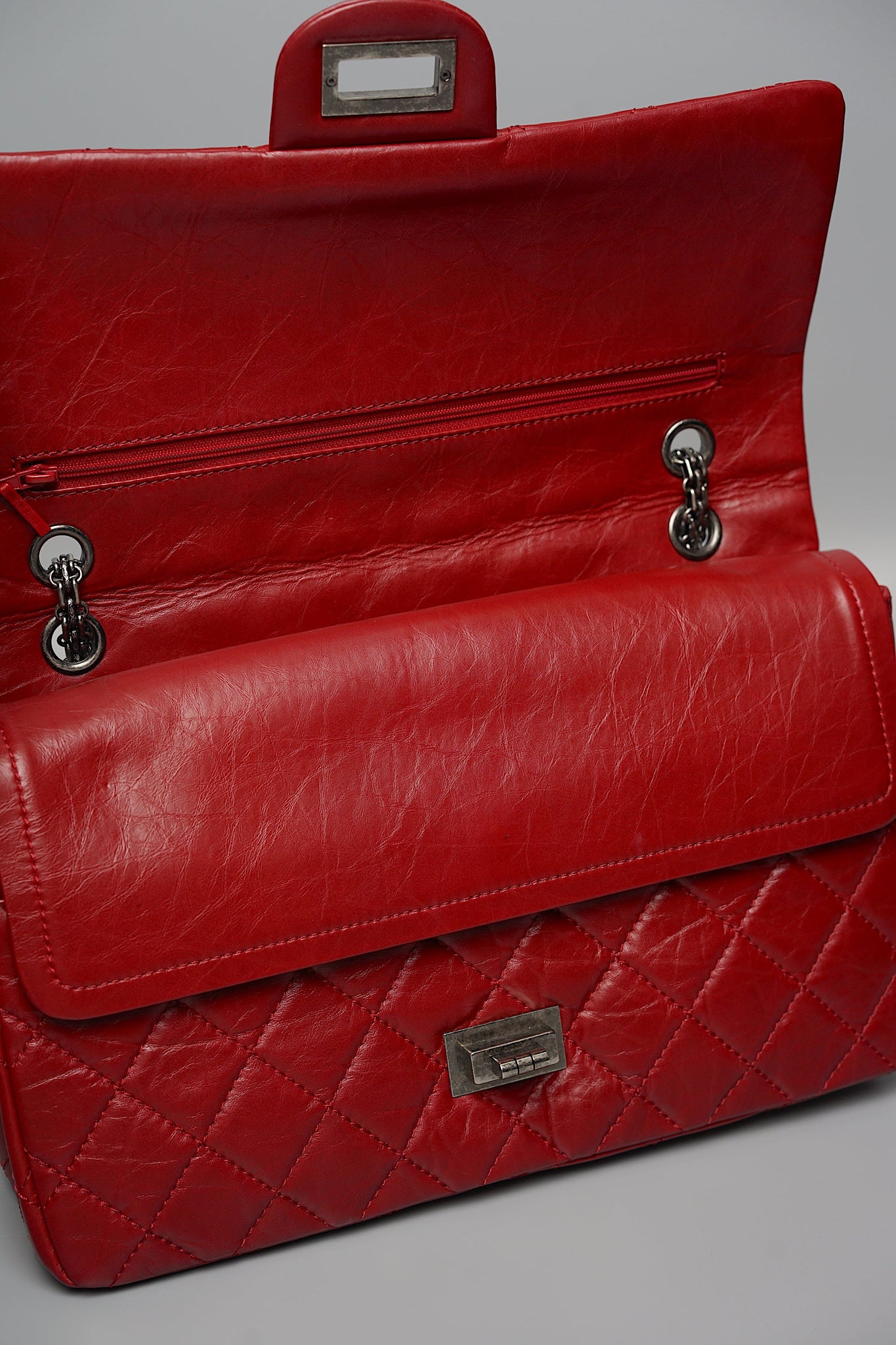 Chanel Reissue 2.55 Jumbo in Burgundy