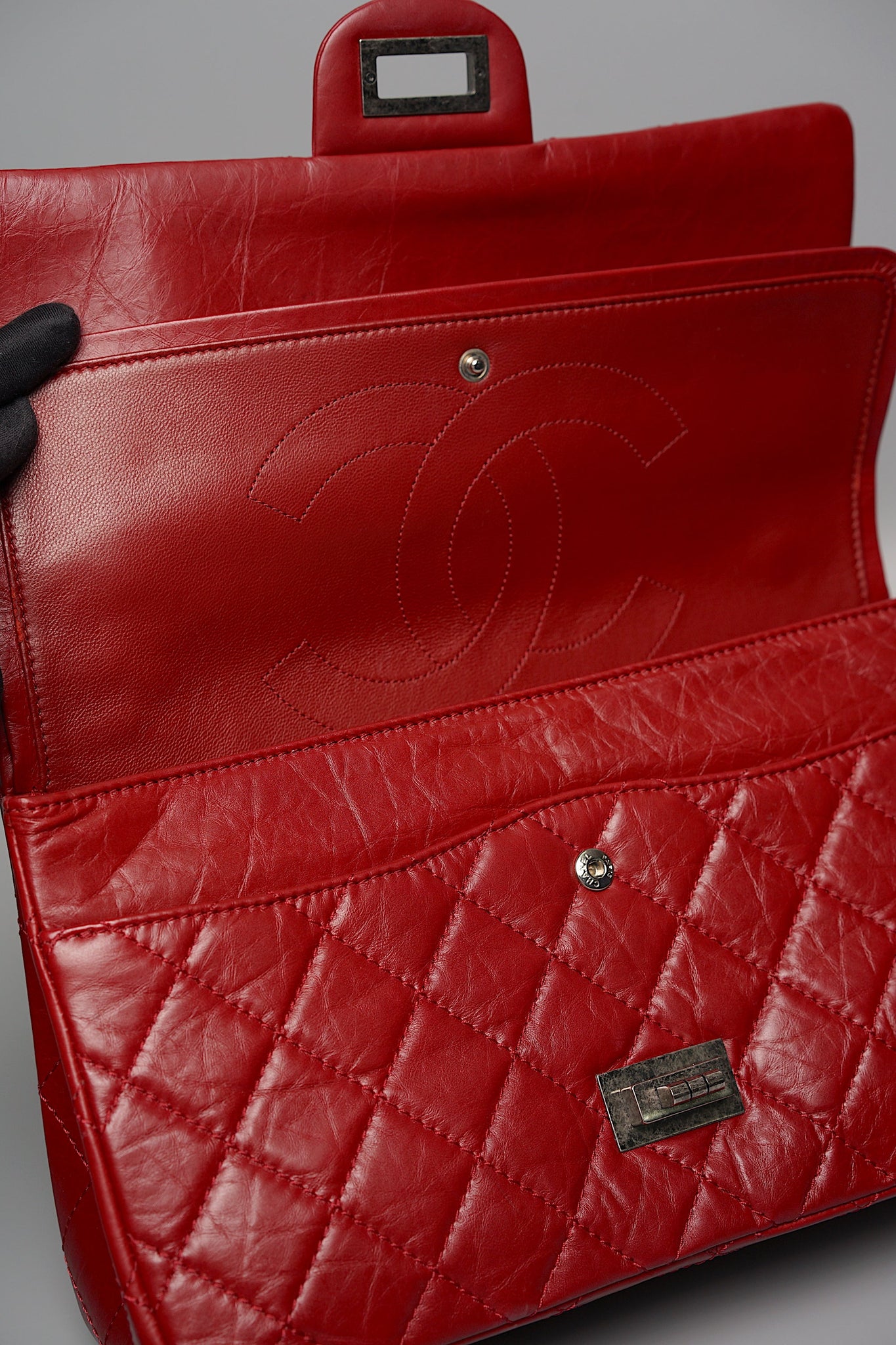 Chanel Reissue 2.55 Jumbo in Burgundy