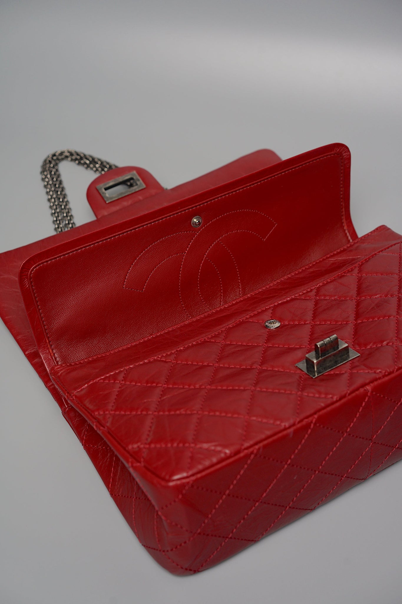 Chanel Reissue 2.55 Jumbo in Burgundy