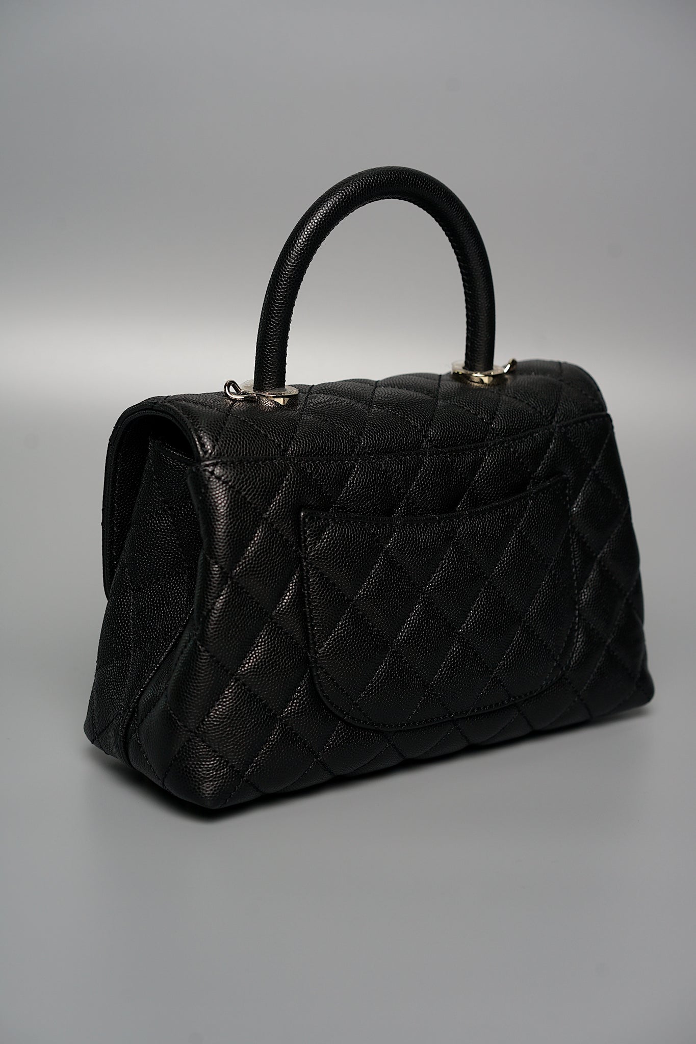Chanel Mini Coco Handle in Black Caviar Ghw (Brand New)