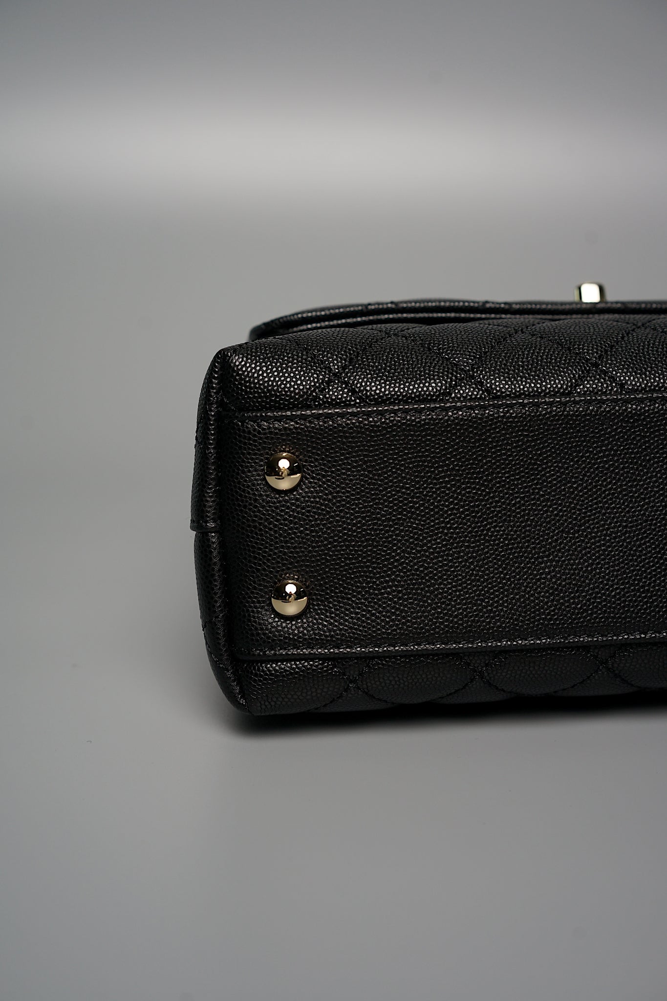 Chanel Mini Coco Handle in Black Caviar Ghw (Brand New)