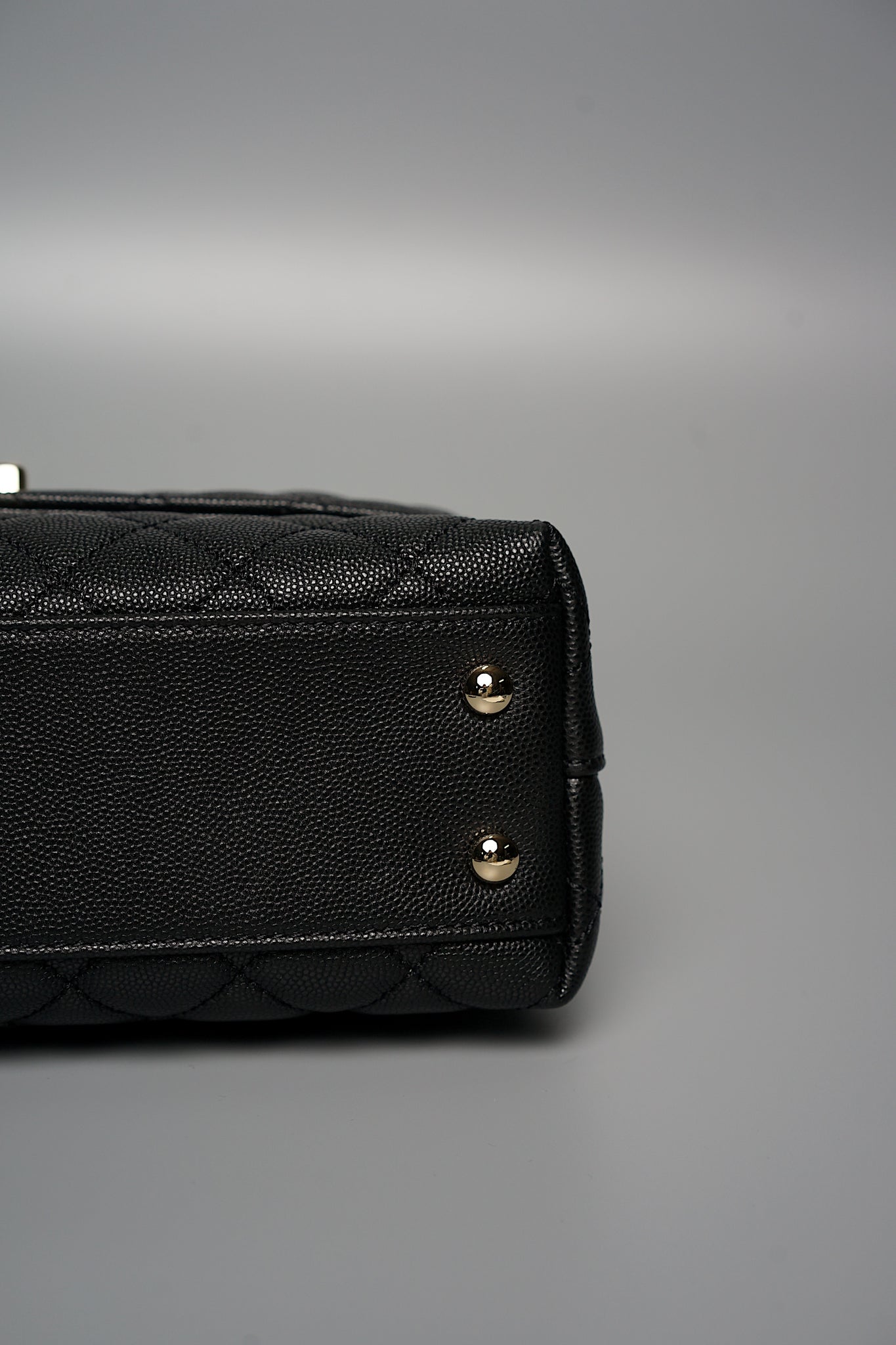 Chanel Mini Coco Handle in Black Caviar Ghw (Brand New)
