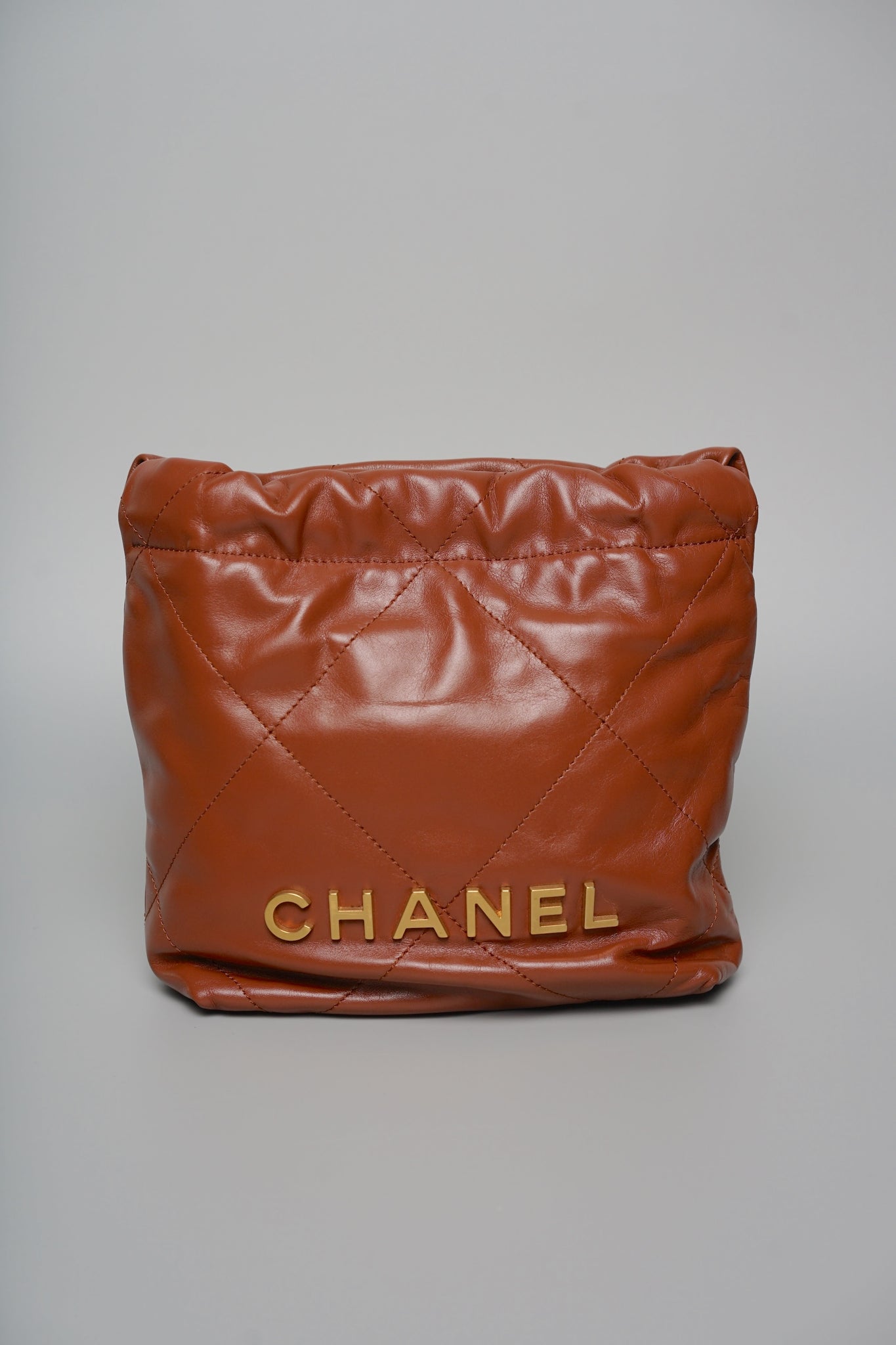 Chanel 22 Mini Hobo Bag in Brown Bghw