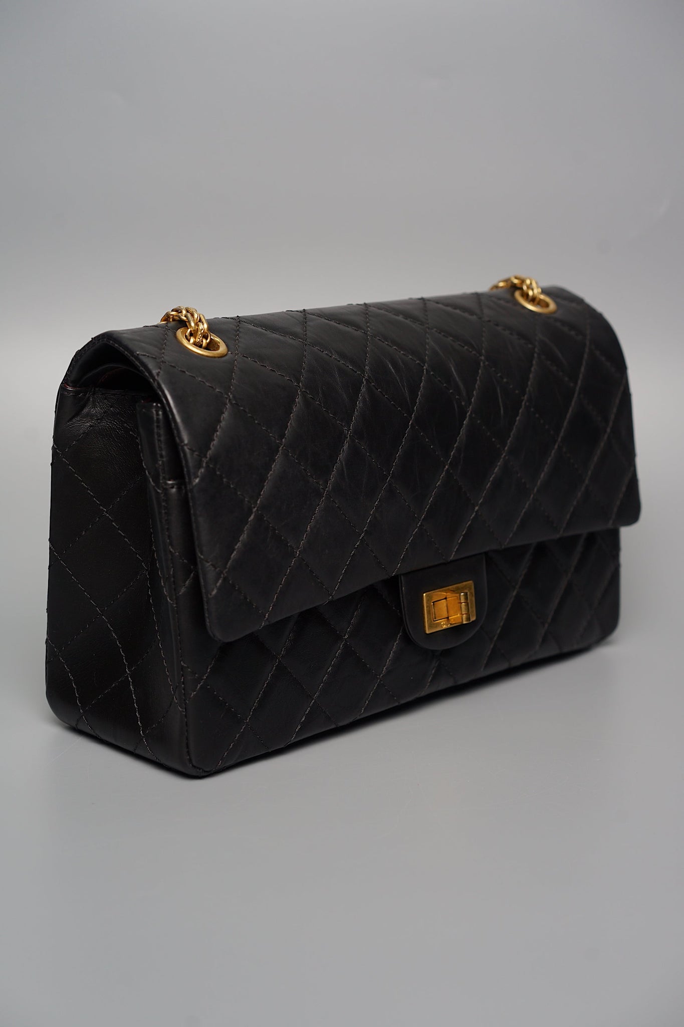 Chanel 2.55 Reissue Double Large Flap in Black