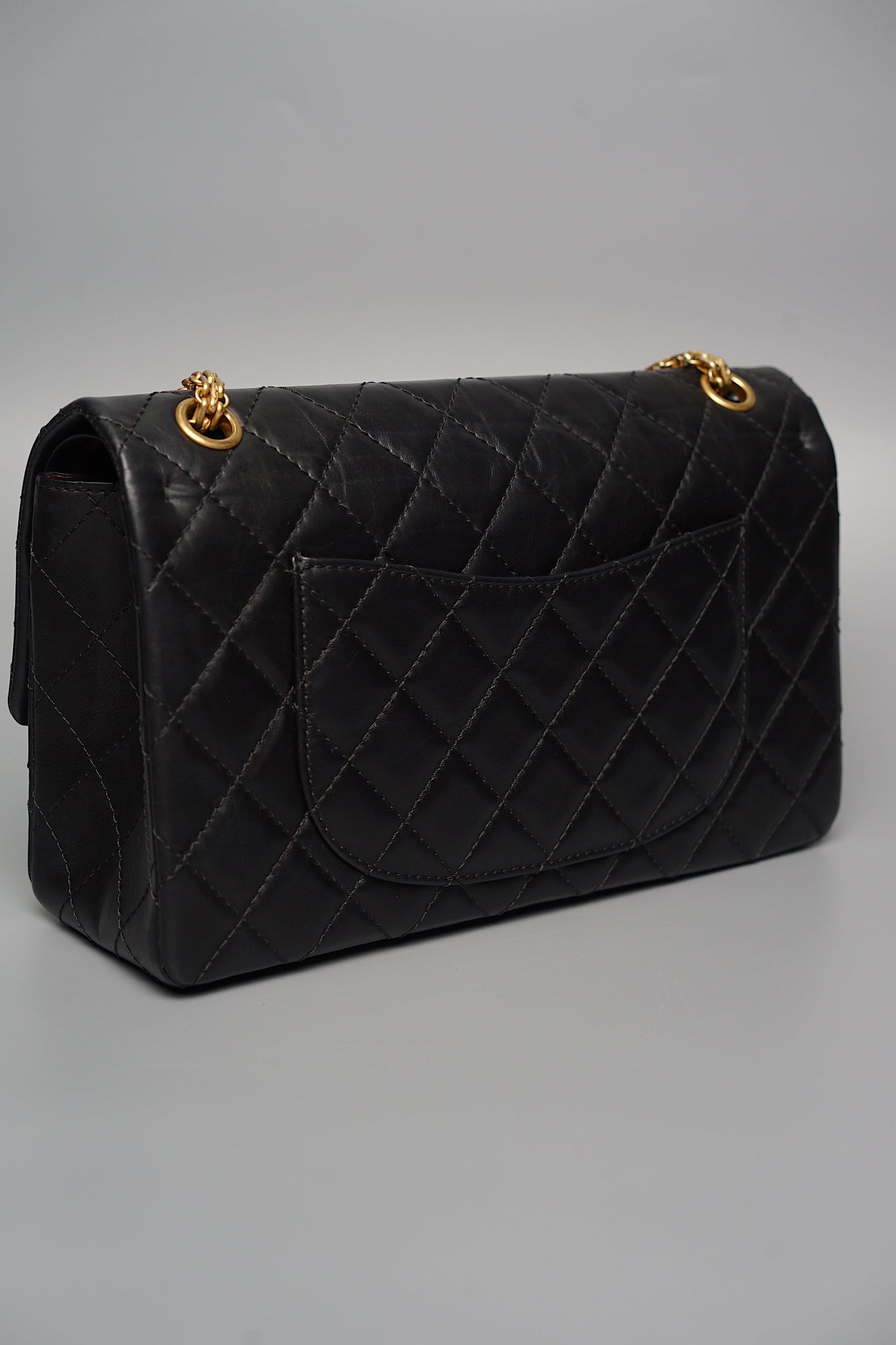 Chanel 2.55 Reissue Double Large Flap in Black