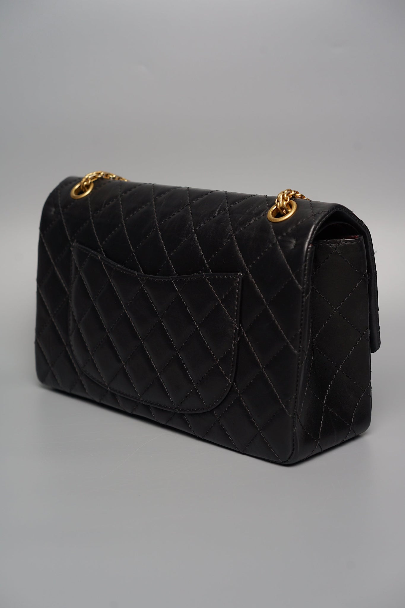 Chanel 2.55 Reissue Double Large Flap in Black