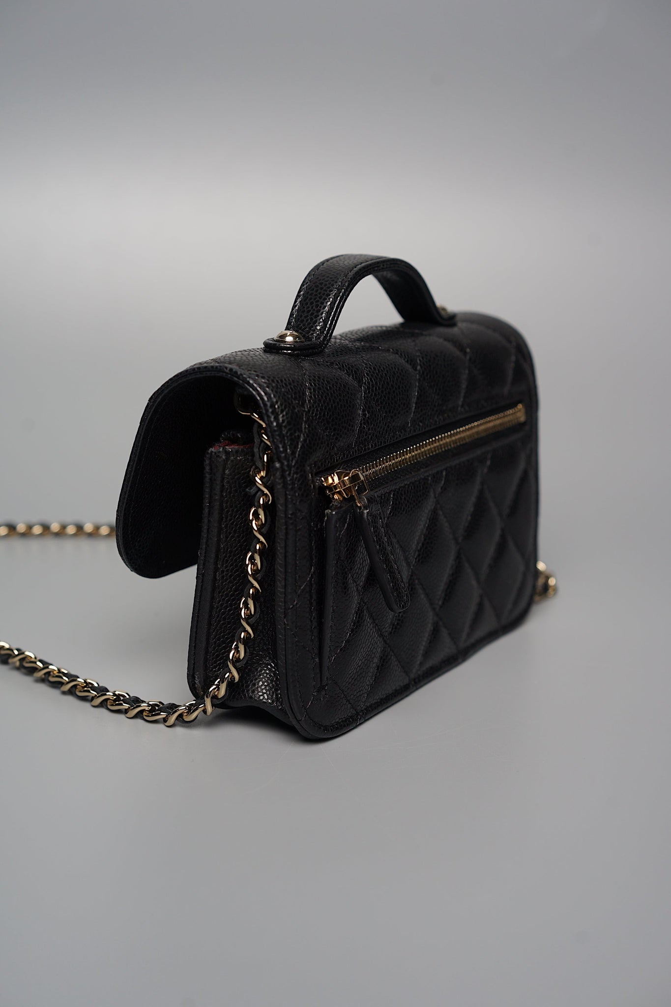 Chanel Business Infinity Flap Bag Mini in Black Caviar (Brand New)
