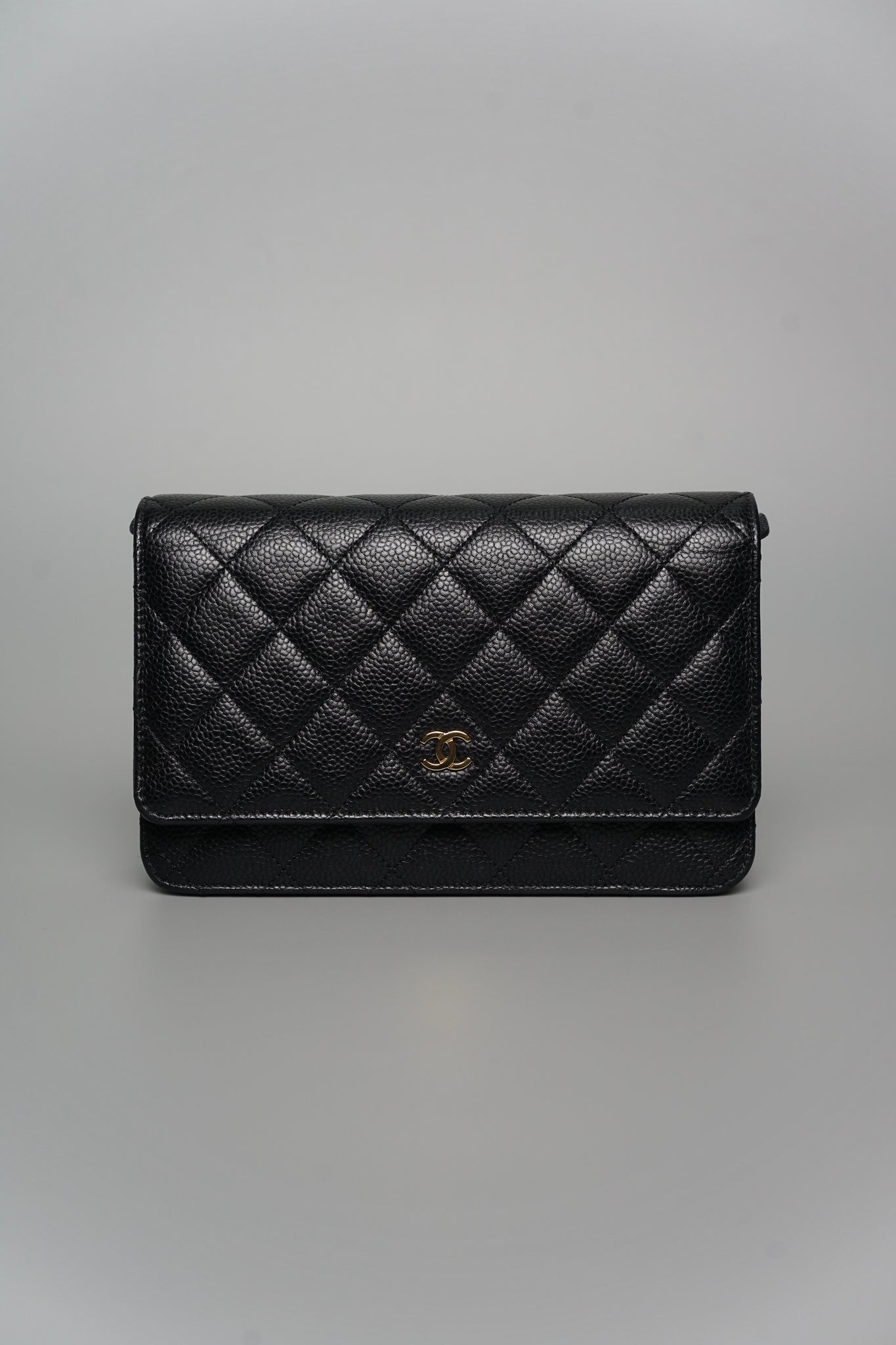 Chanel Wallet on Chain in Black Caviar Ghw