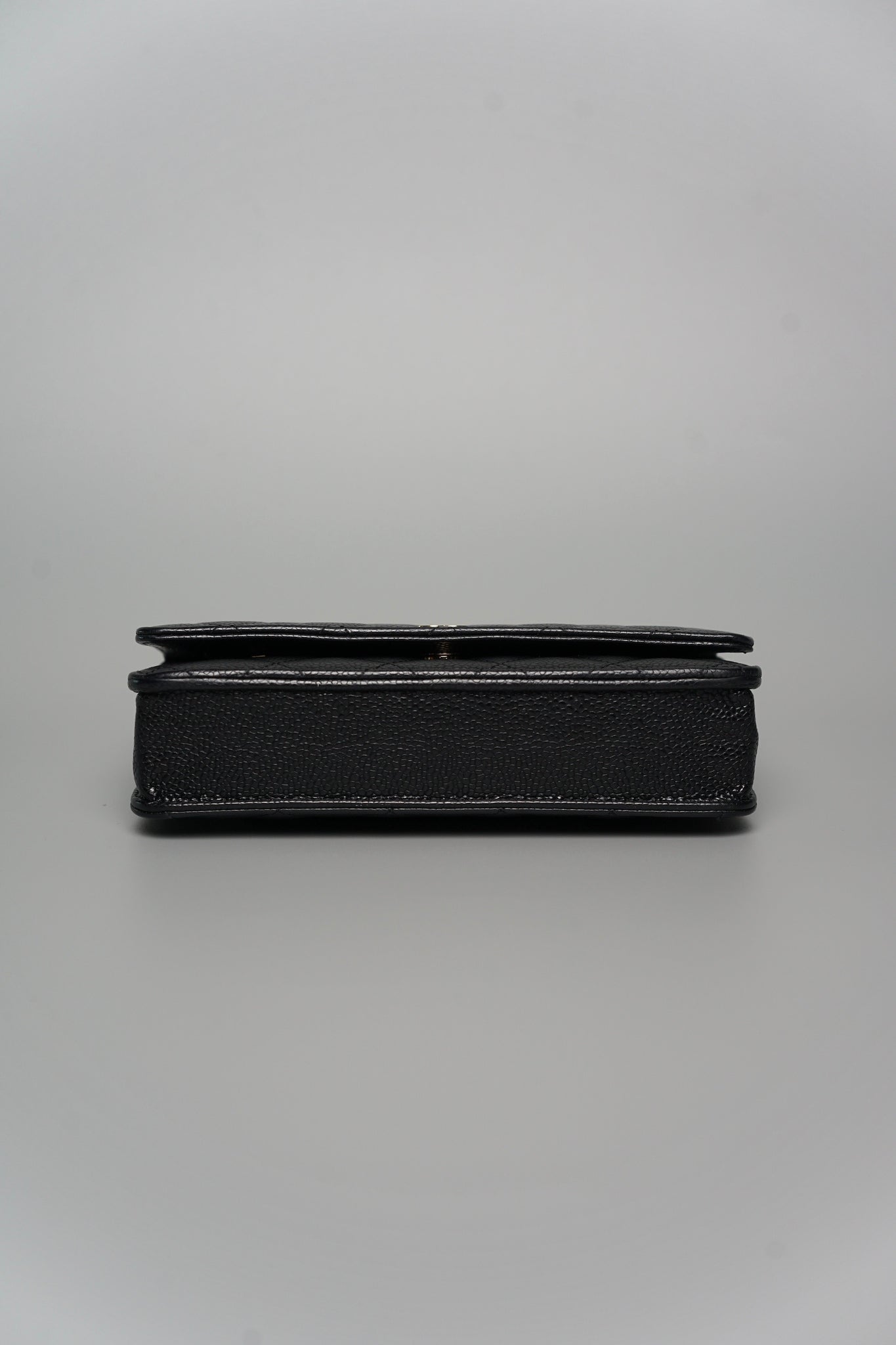 Chanel Wallet on Chain in Black Caviar Ghw